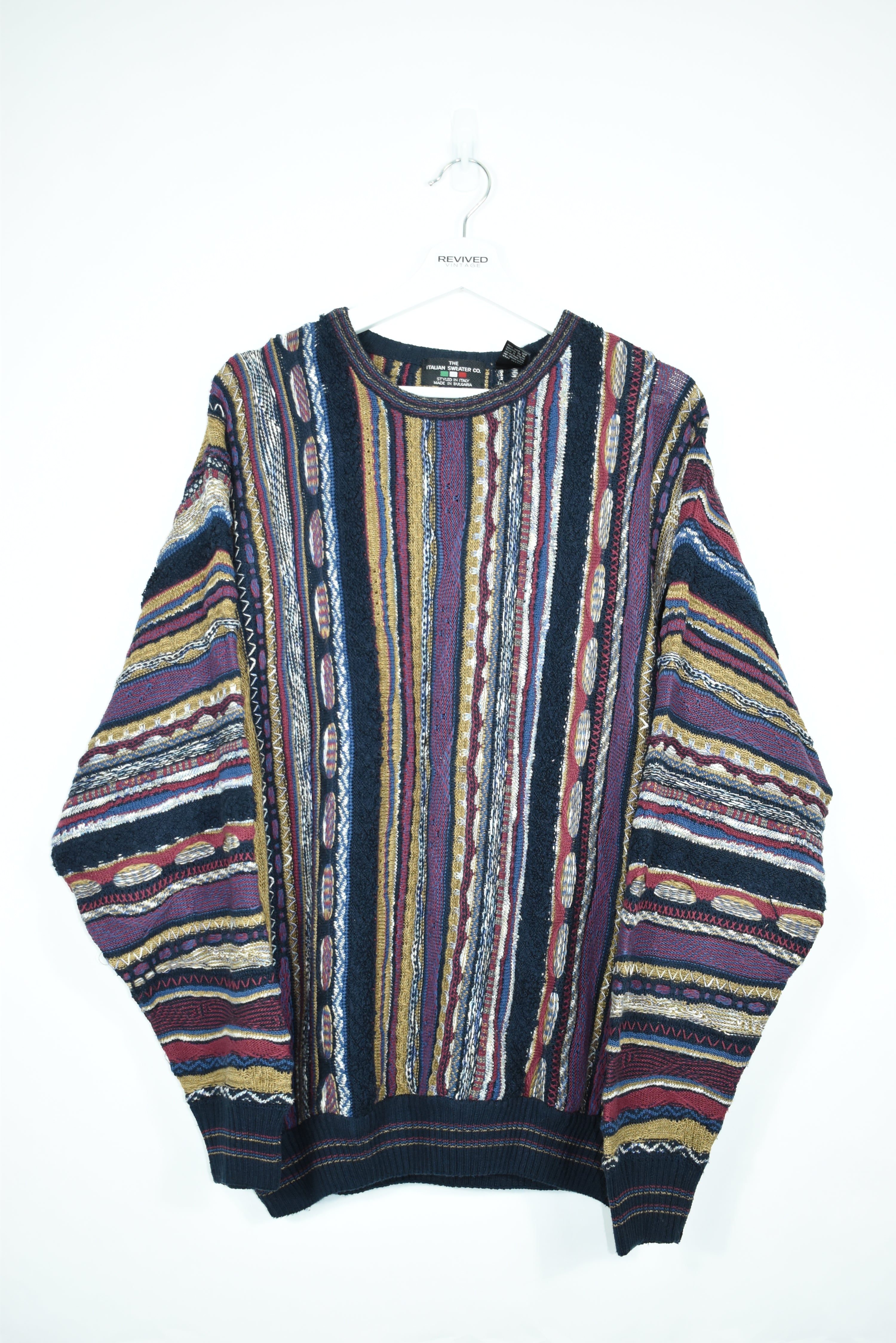 Vintage Coogi Style Heavy Sweater Large