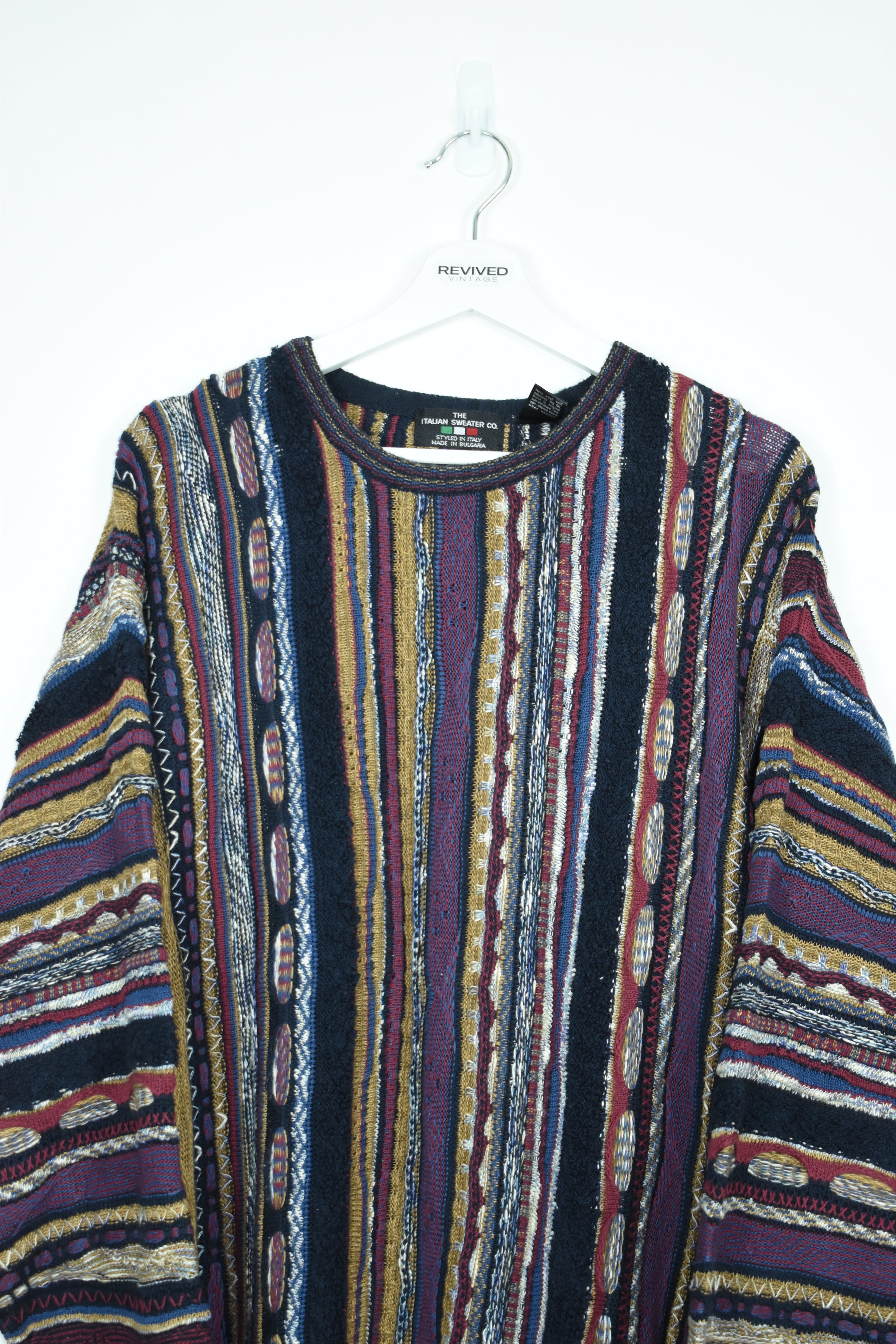 Vintage Coogi Style Heavy Sweater Large