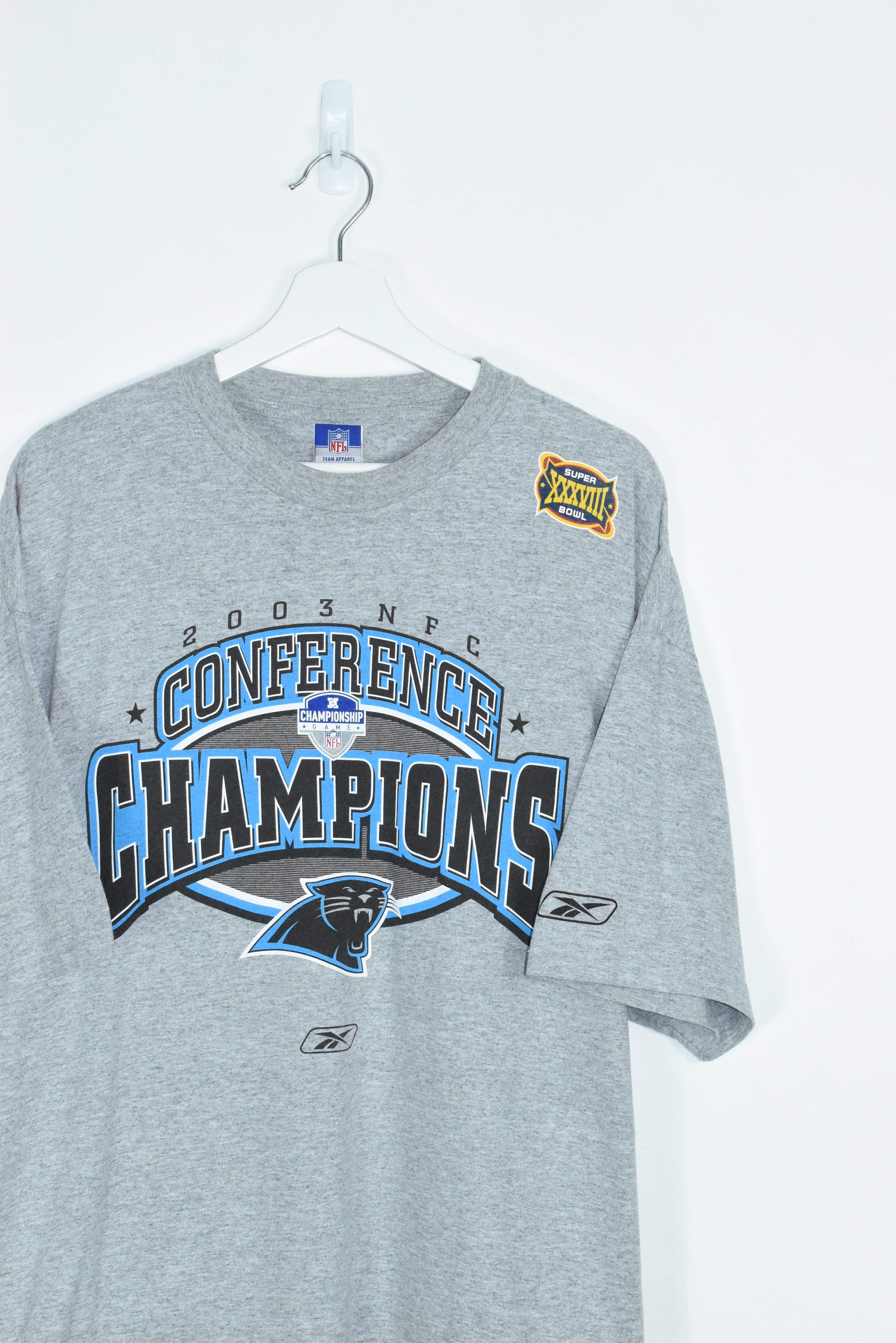 Vintage Carolina Panthers 2003 Champions T Shirt XXL