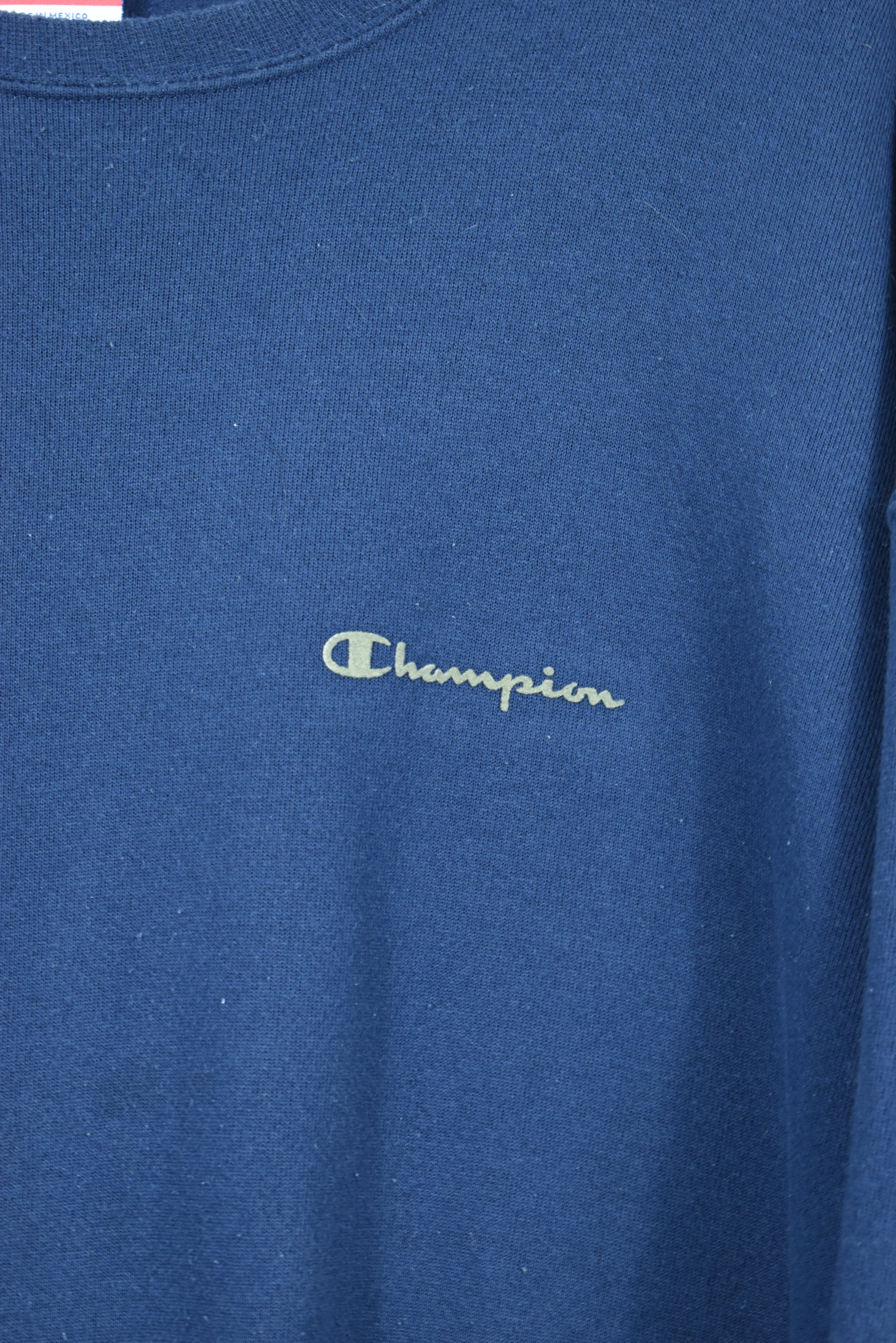 Vintage Champion Embroidery Small Logo Sweatshirt Xlarge