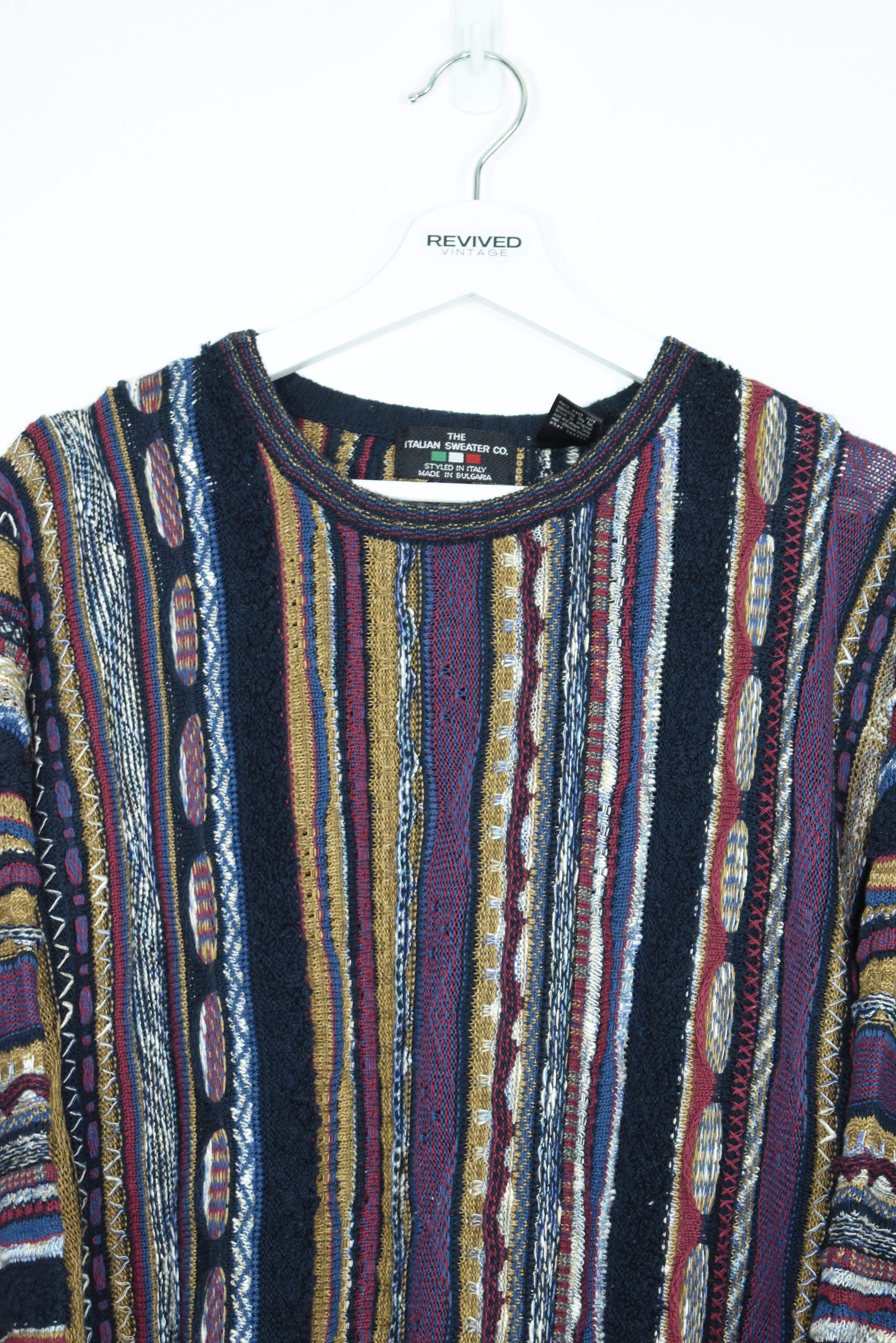 Vintage Coogi Style Heavy Sweater Large