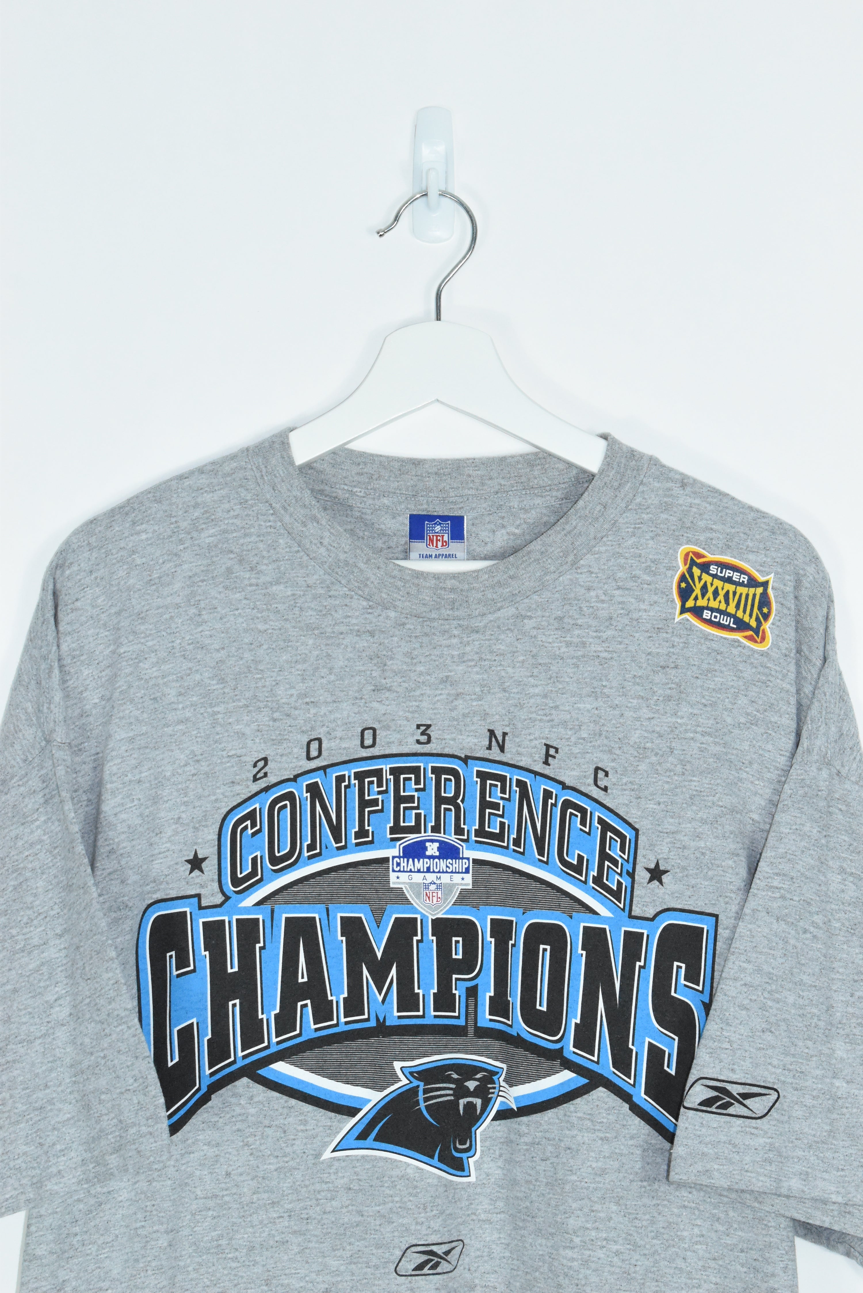 Vintage Carolina Panthers 2003 Champions T Shirt XXL