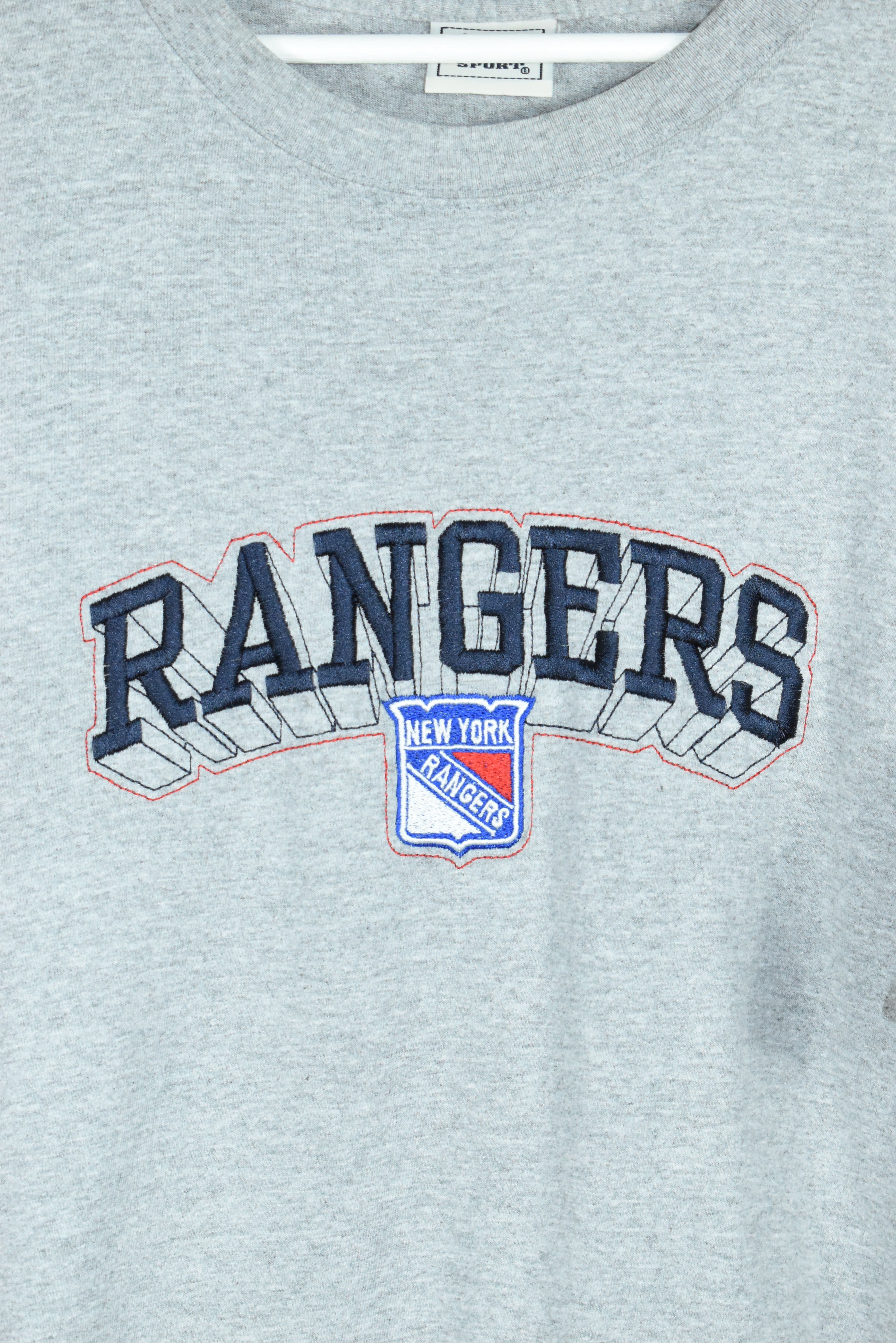 Vintage Lee Sport Embroidery NY Rangers T Shirt Xlarge