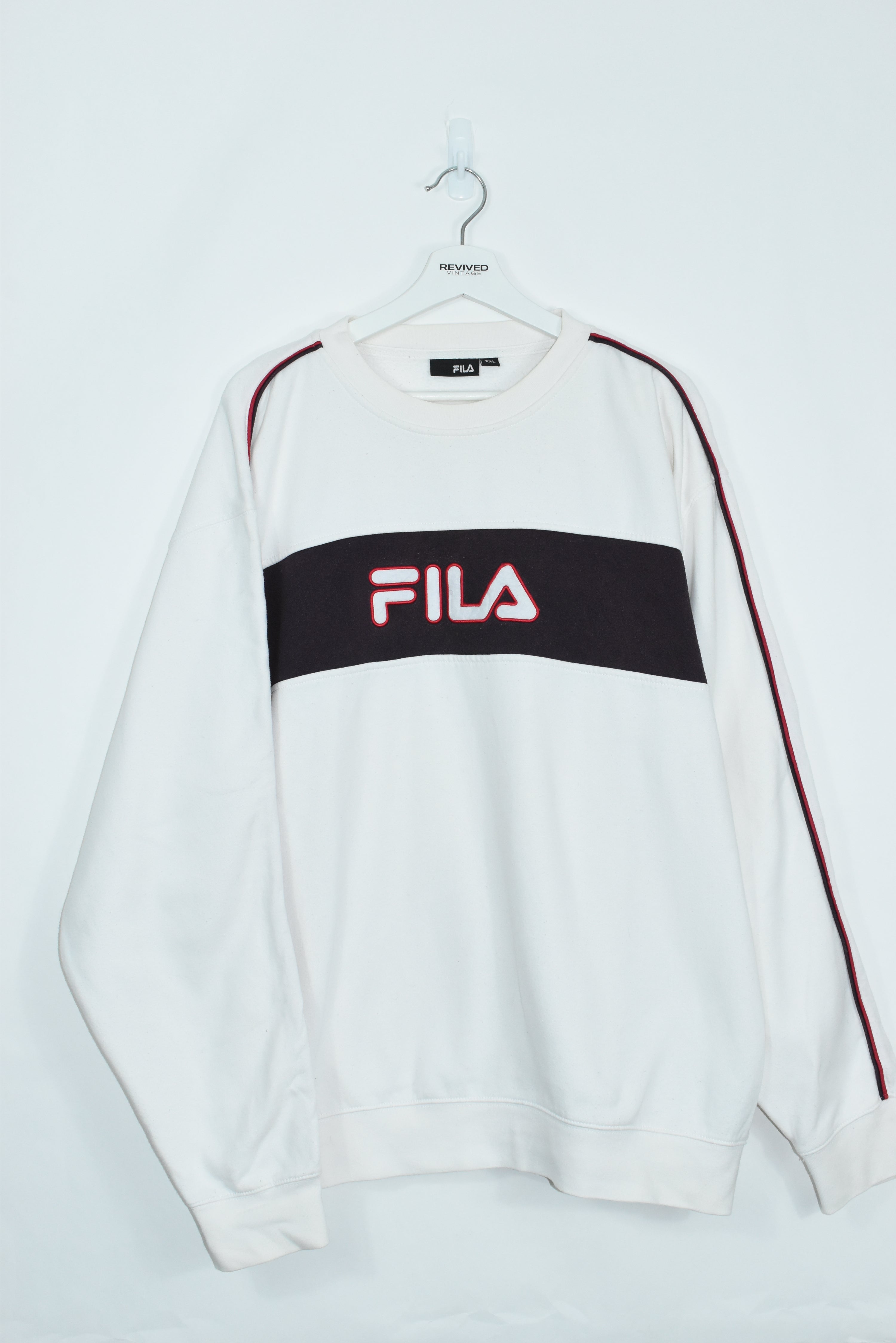 Vintage Fila Embroidery Sweatshirt XXL