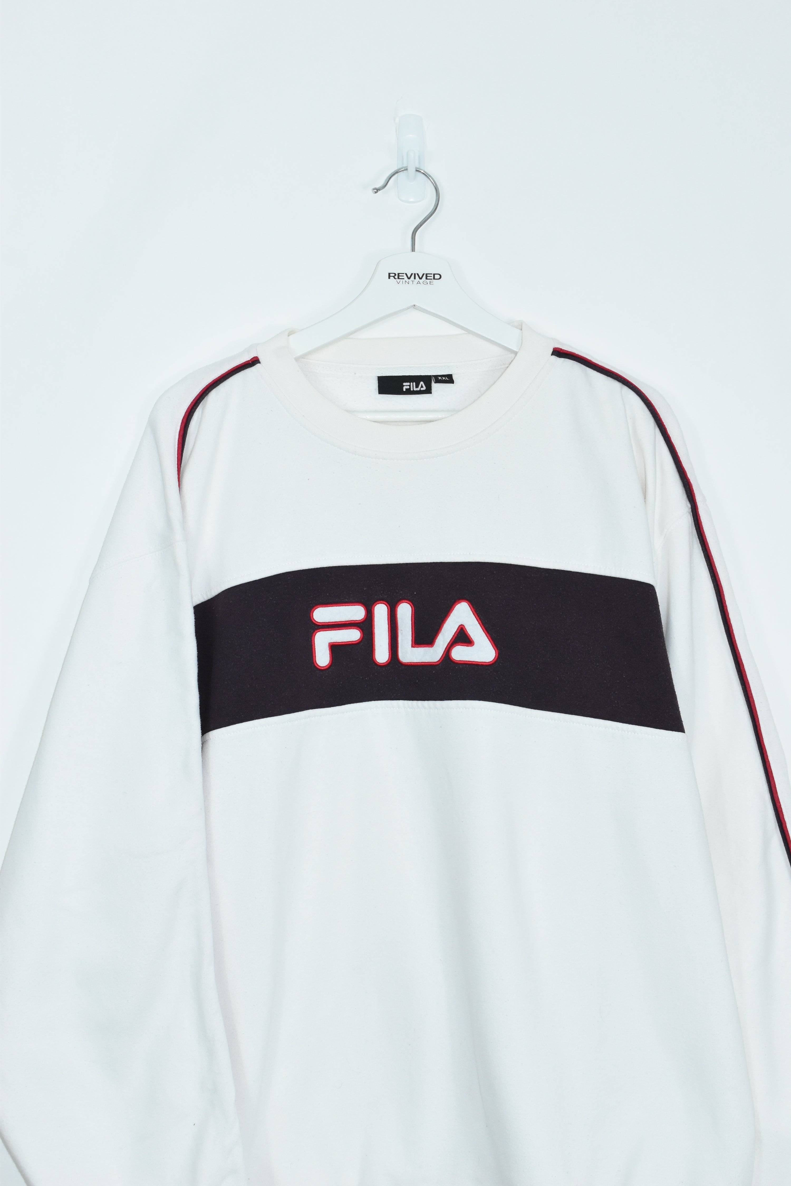 Vintage Fila Embroidery Sweatshirt XXL