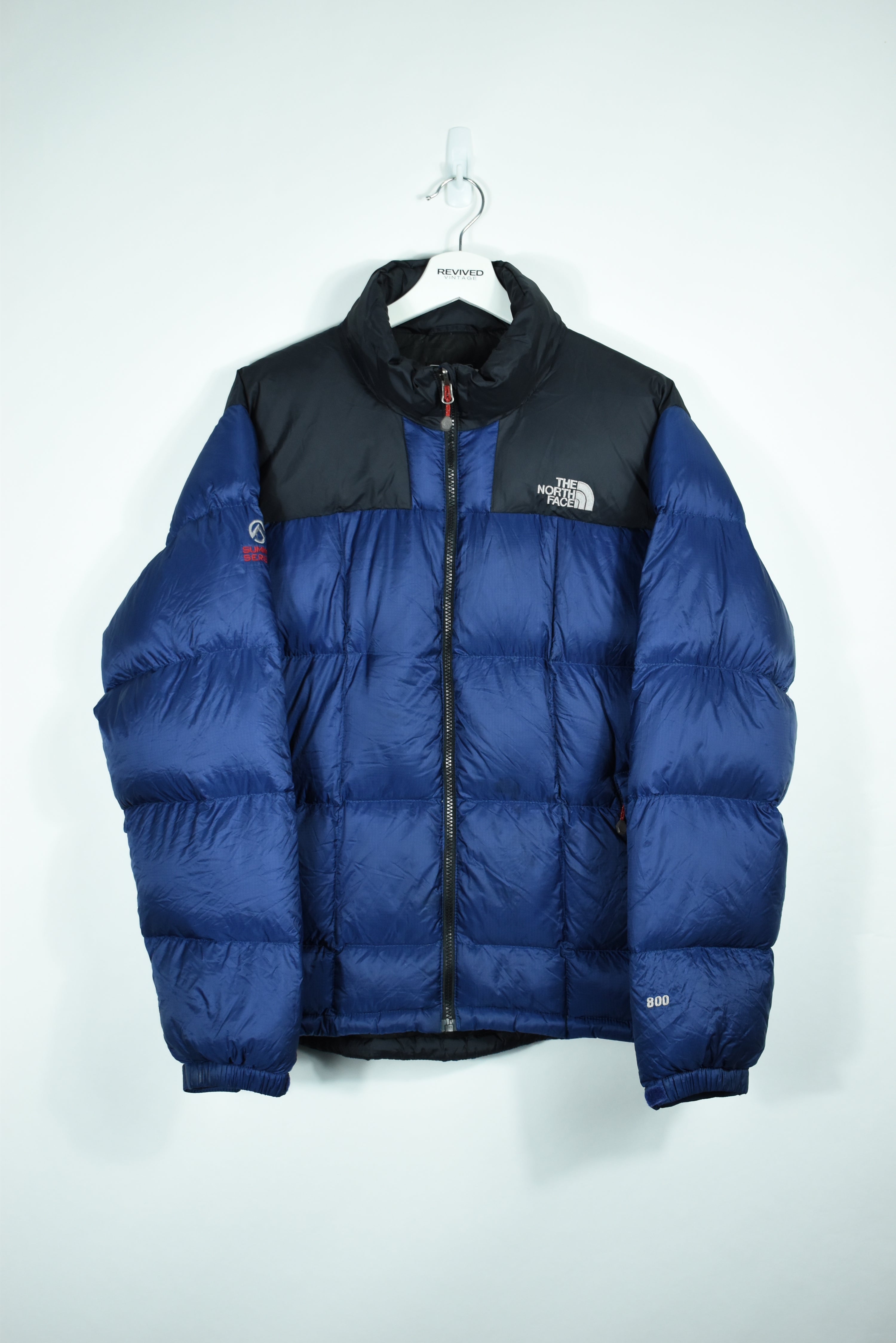Vintage North Face Navy Puffer 800 Sumit Series LARGE (Baggy)