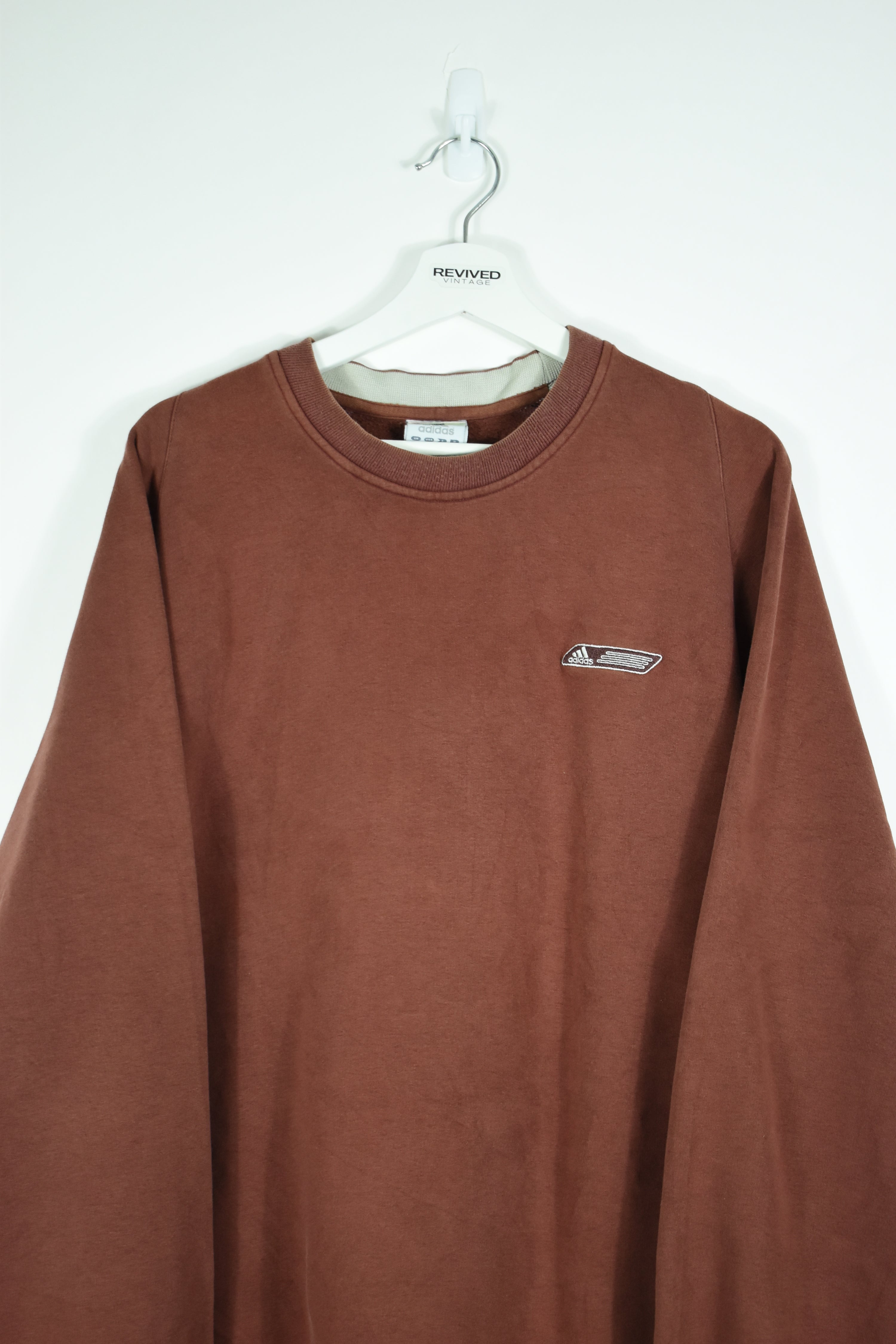 Vintage Adidas Embroidery Small Logo Sweatshirt Xlarge