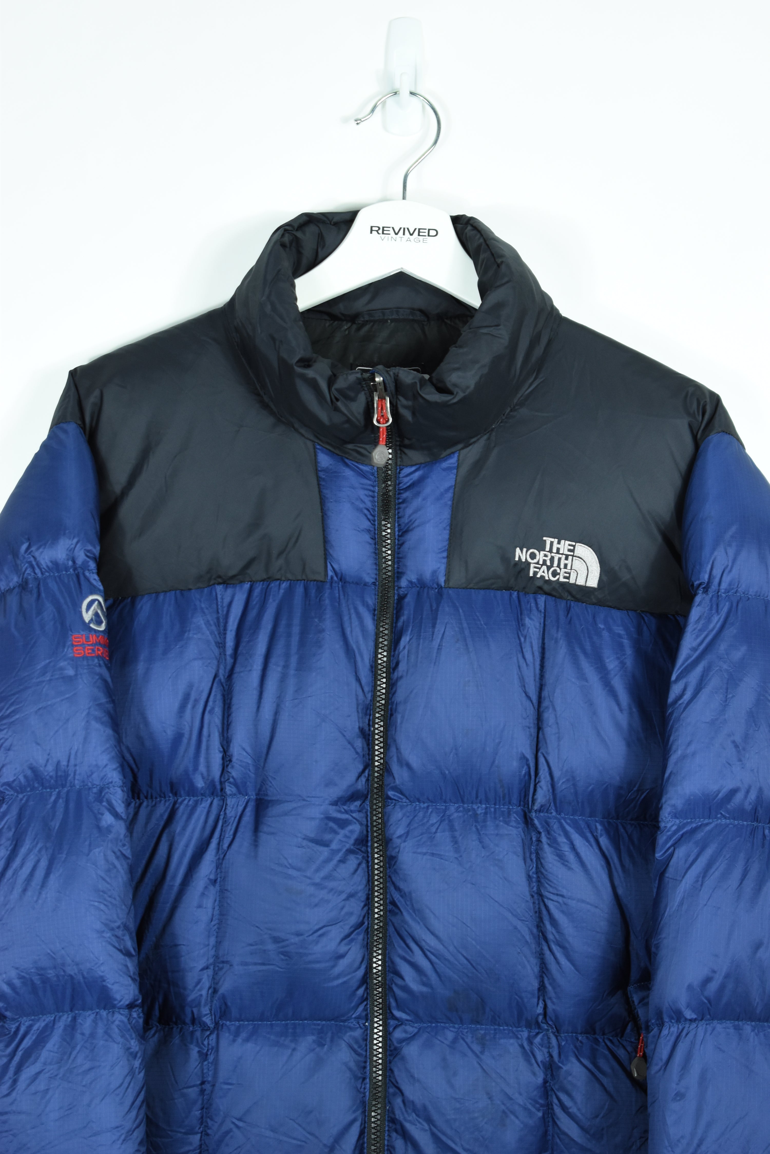 Vintage North Face Navy Puffer 800 Sumit Series LARGE (Baggy)