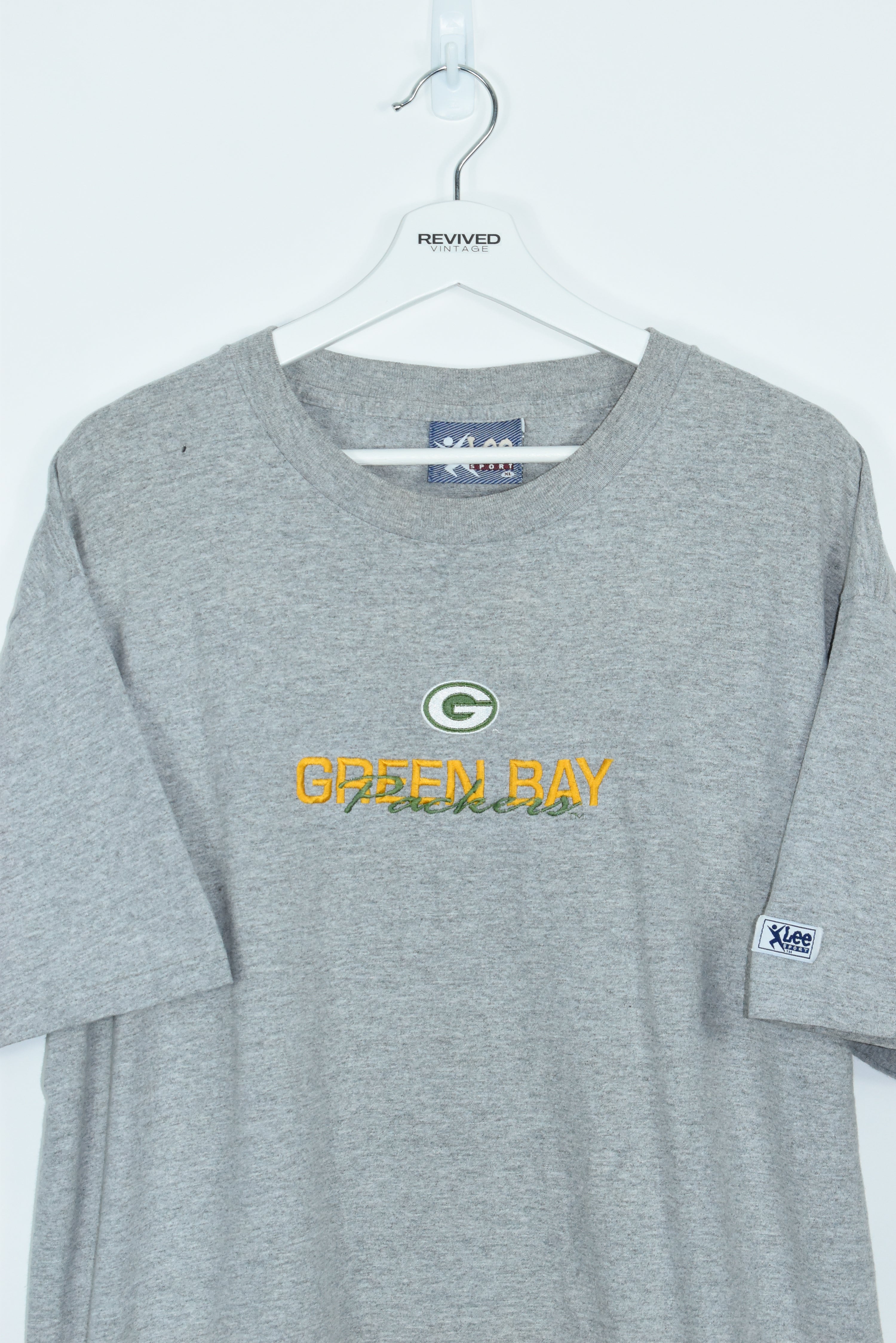 Vintage Green Bay Packers Embroidery T Shirt Xlarge