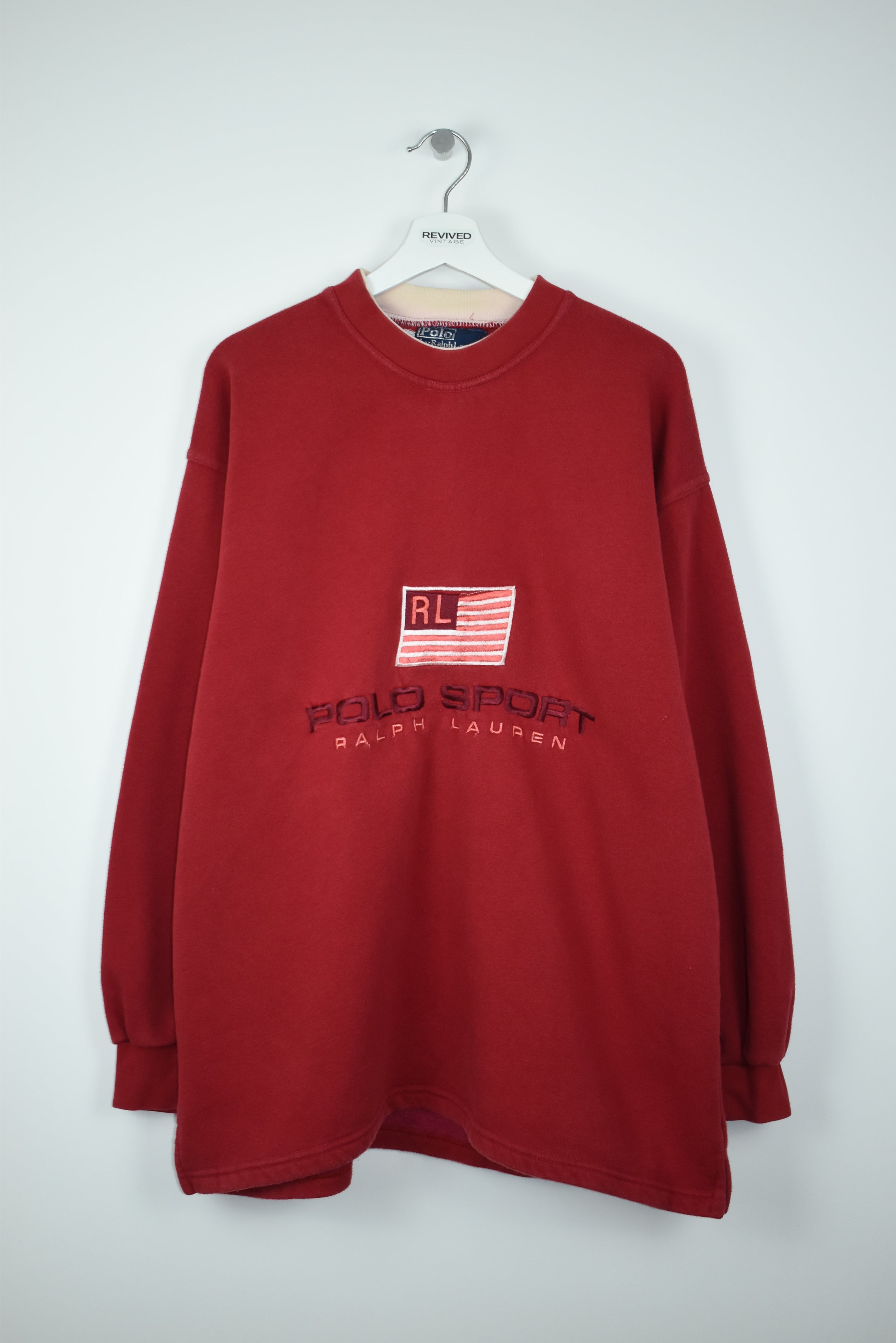 VINTAGE RALPH LAUREN POLO SPORT EMBROIDERY SWEATSHIRT XXL