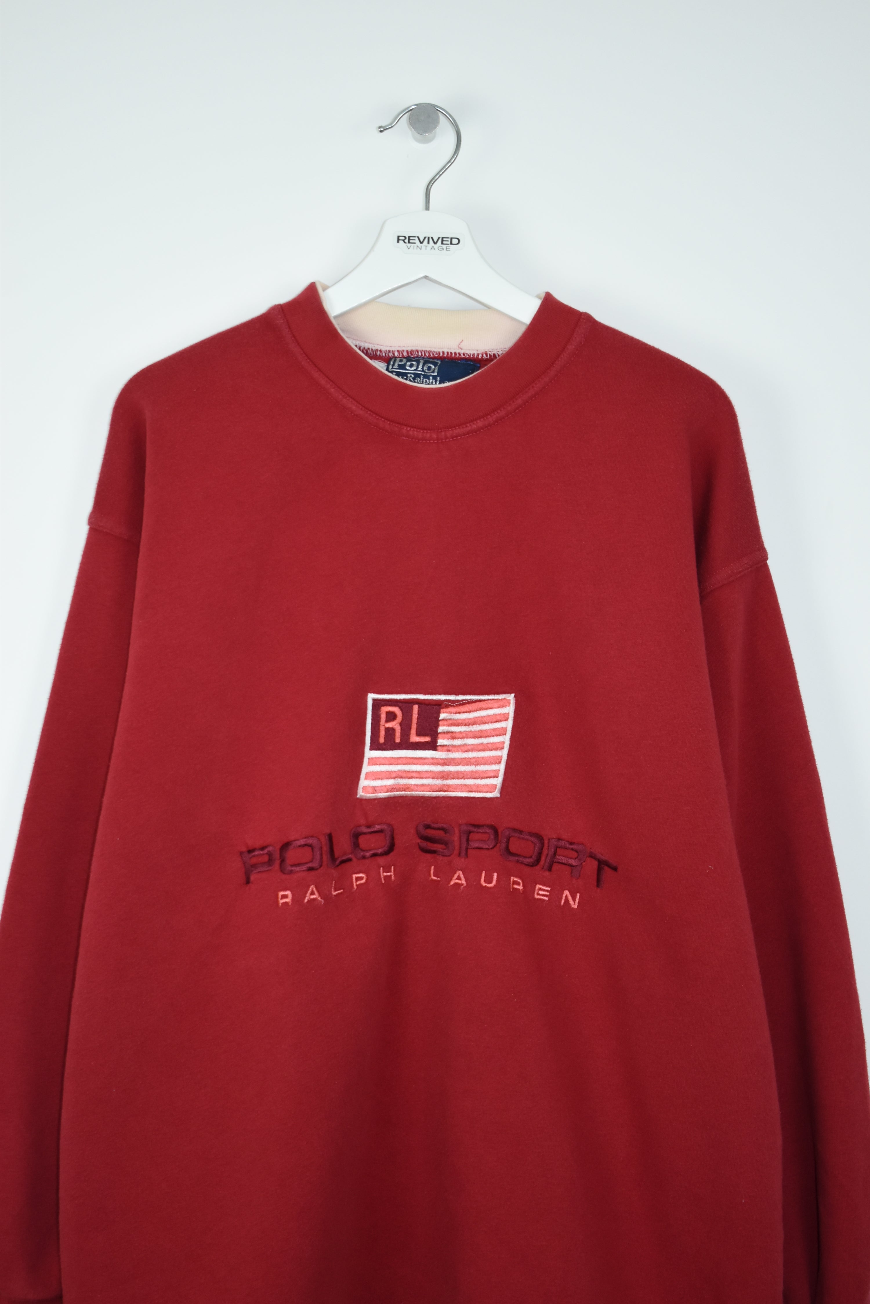 VINTAGE RALPH LAUREN POLO SPORT EMBROIDERY SWEATSHIRT XXL