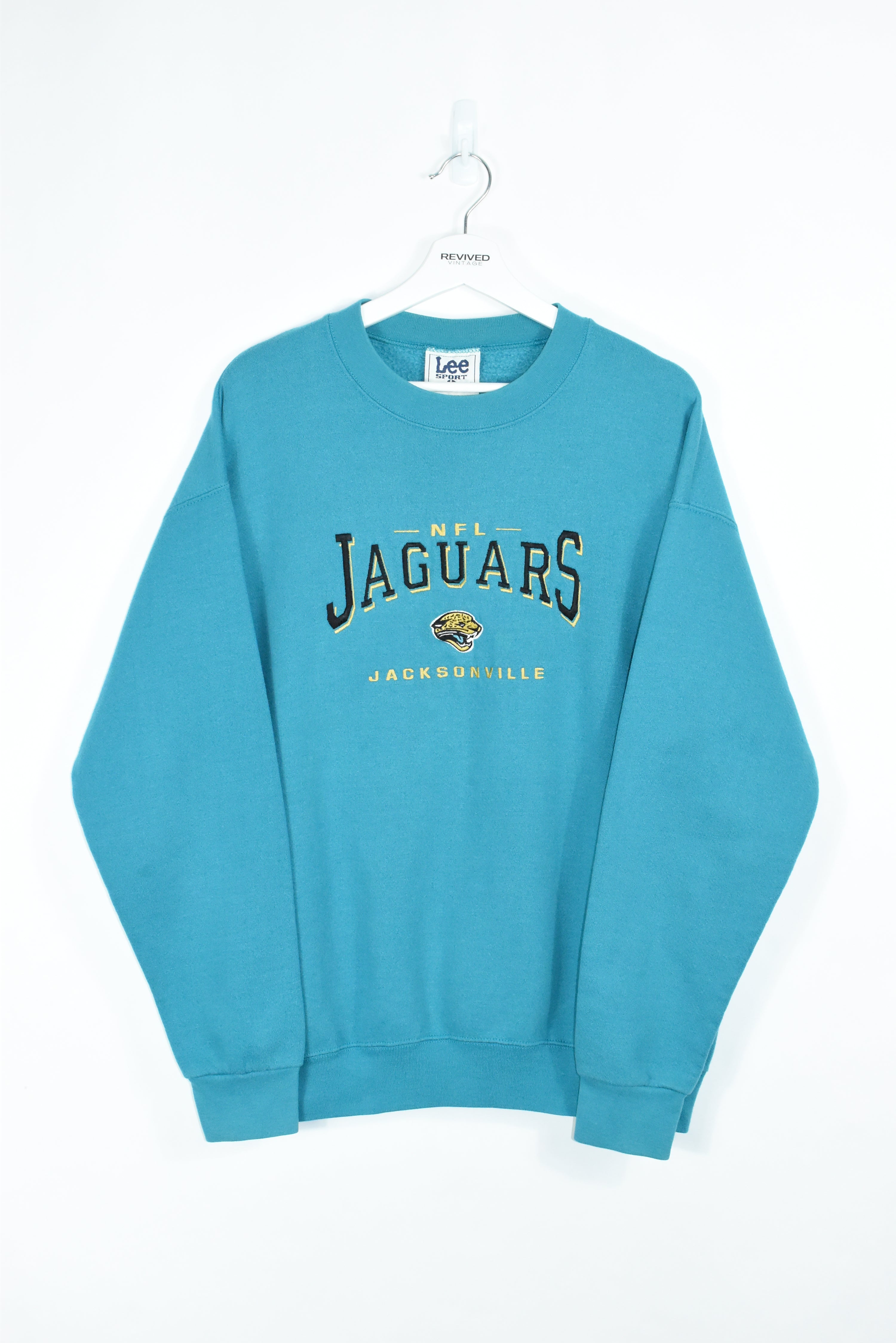 Vintage Lee Sport Jaguars Embroidery Sweatshirt Large (Baggy)