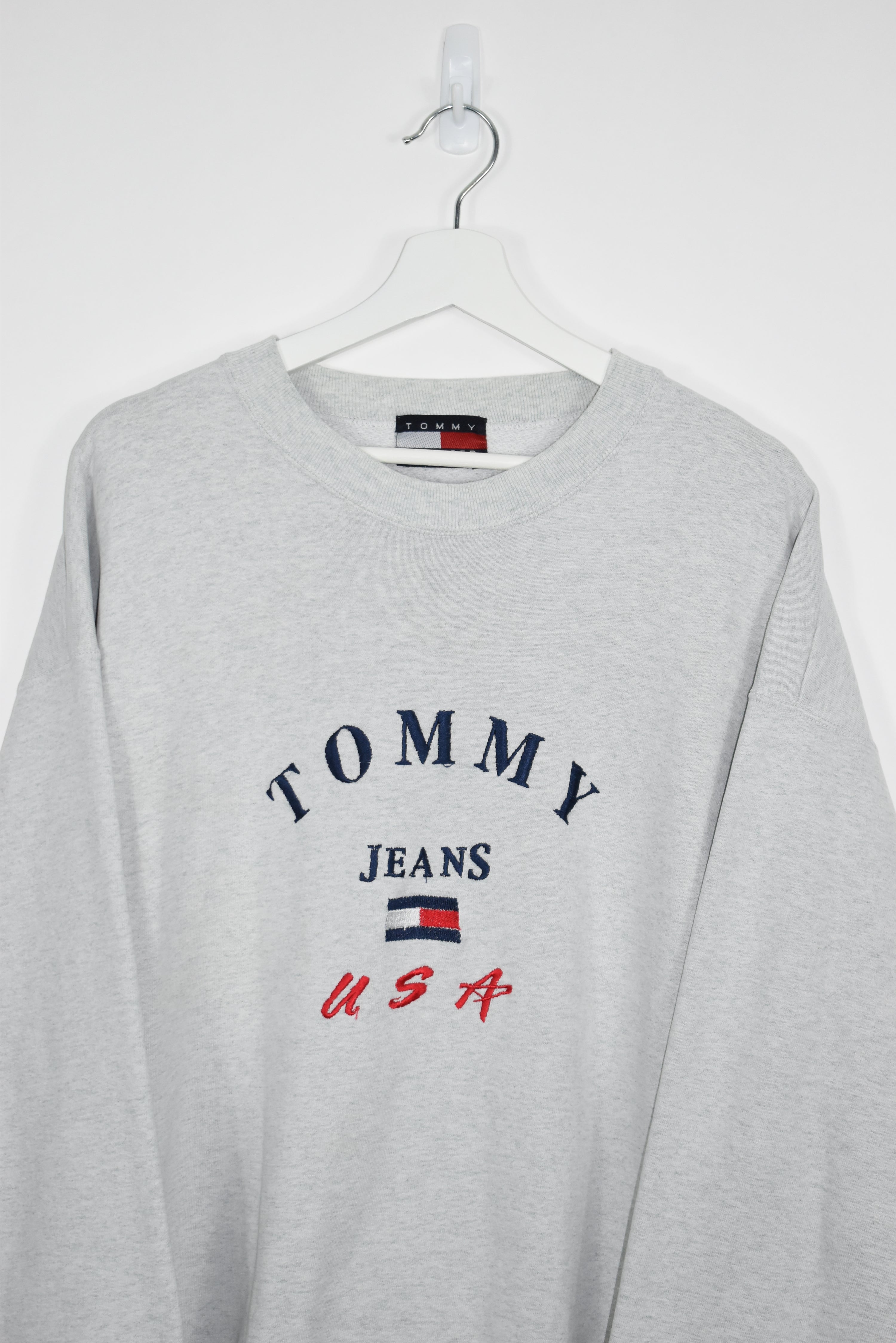 Vintage Tommy Embroidered Sweatshirt XLARGE