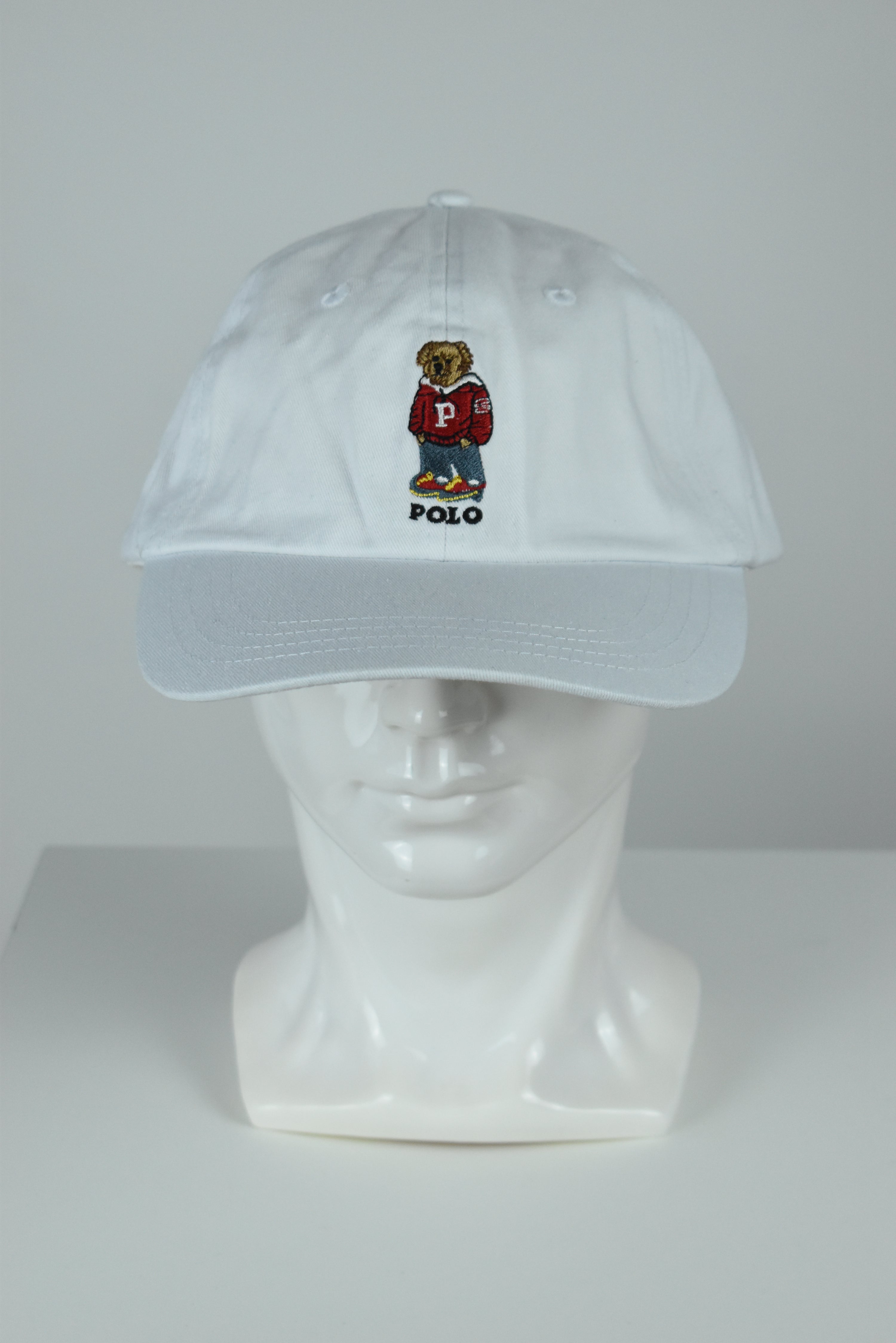 New Ralph Lauren Polo Bear Cap White OS