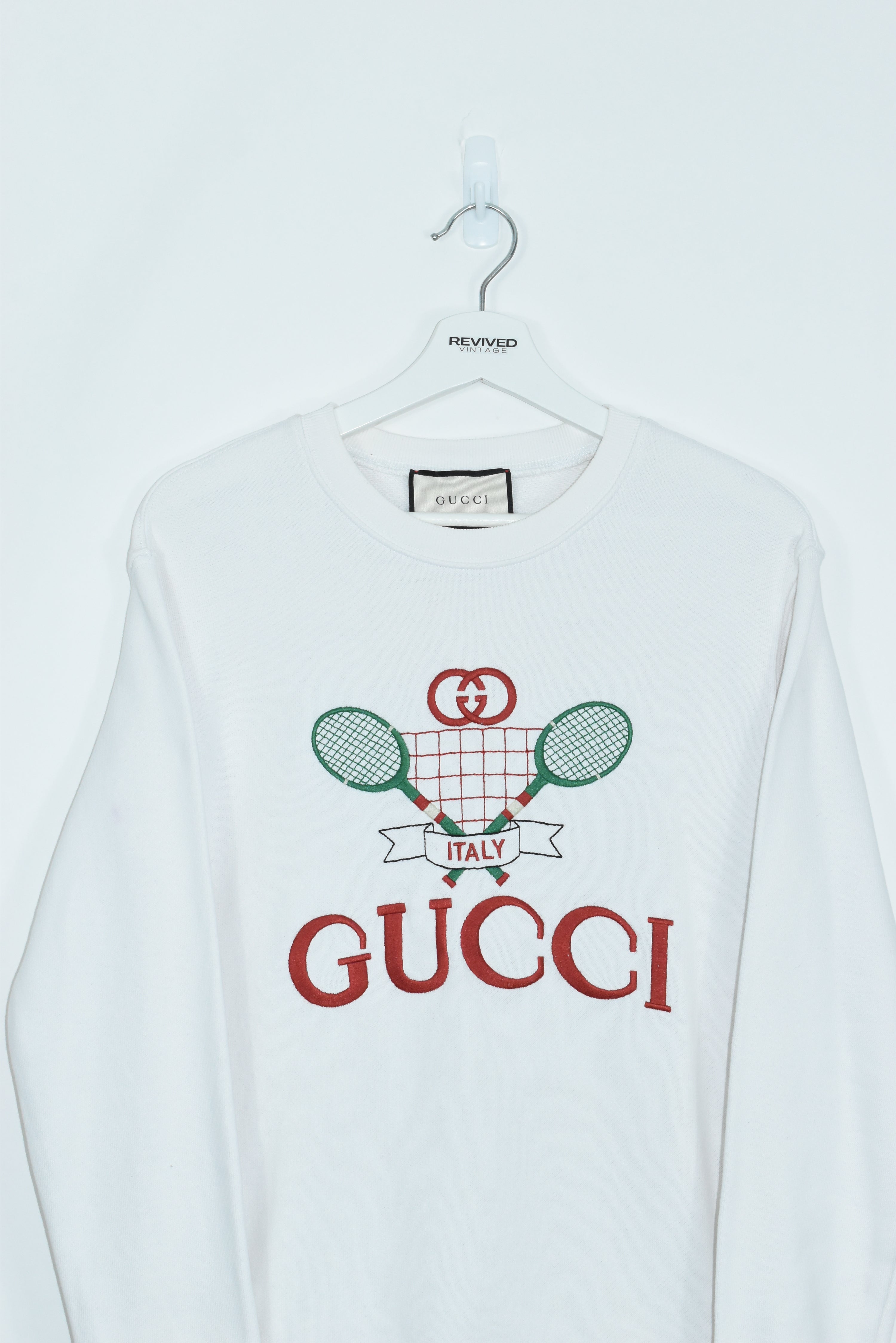 Vintage Gucci Embroidery Sweatshirt Small
