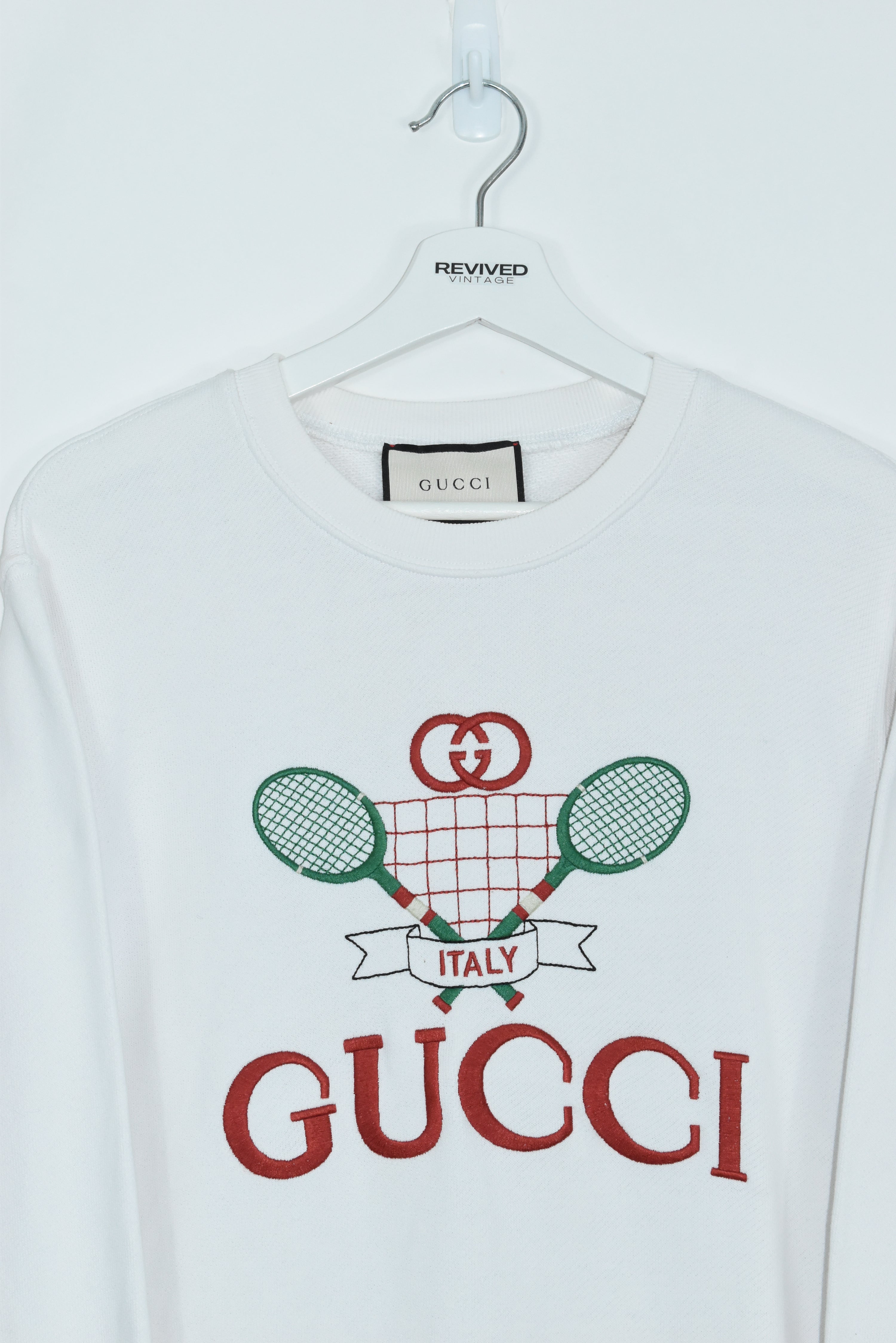 Vintage Gucci Embroidery Sweatshirt Small