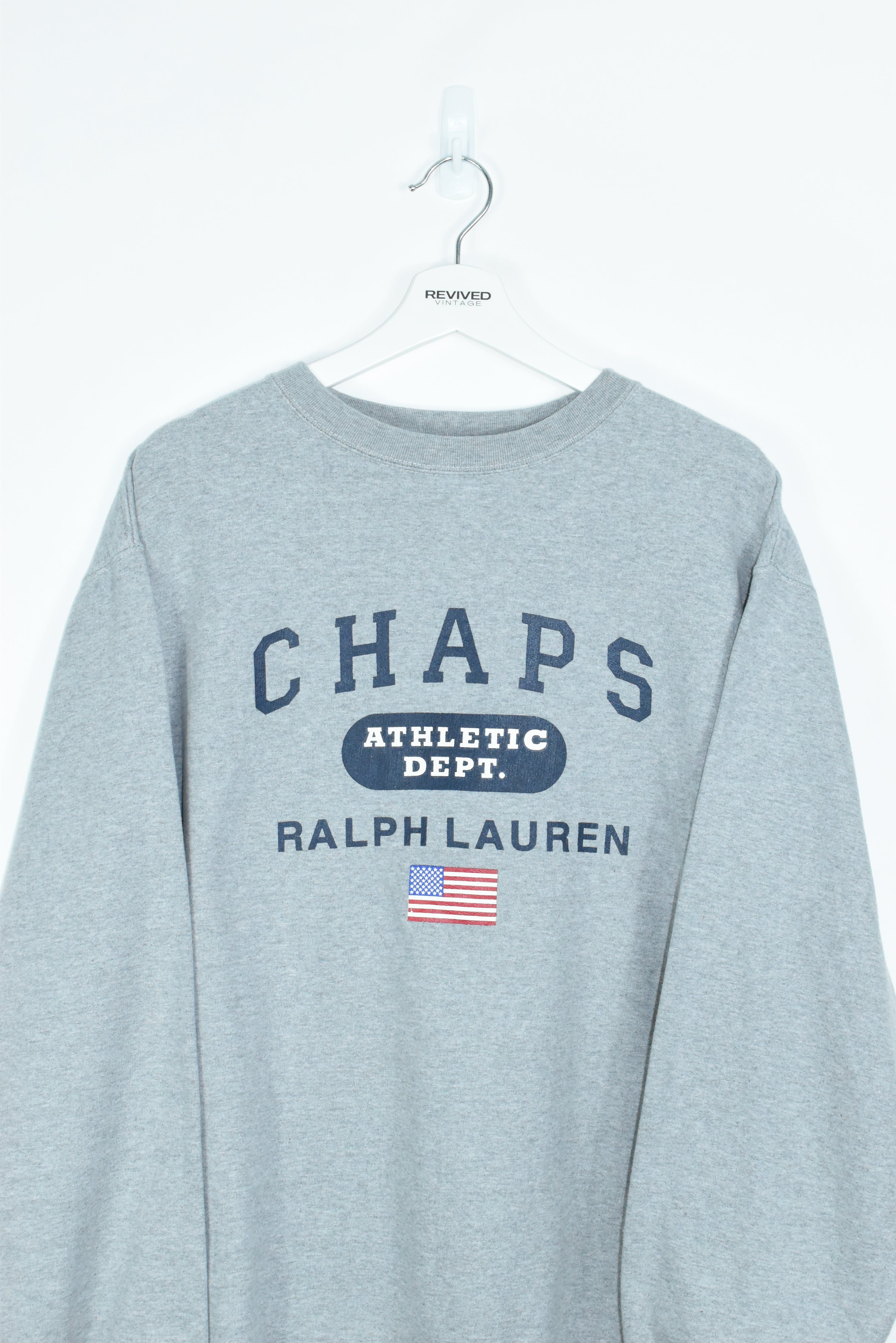 Vintage Chaps Ralph Lauren Embroidery Sweatshirt Large (Baggy)