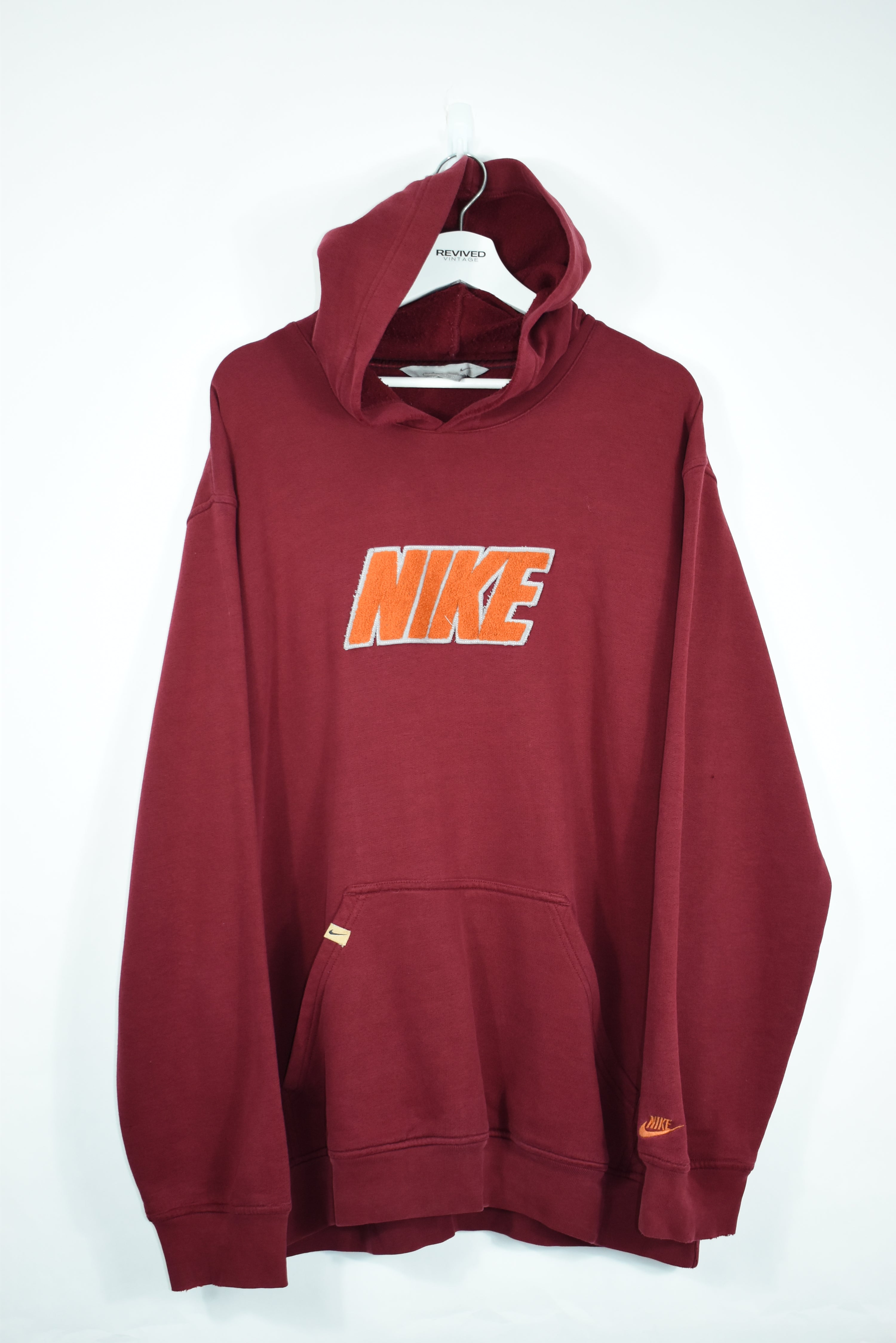 Vintage Nike Carpet Print Embroidery Hoodie Xlarge