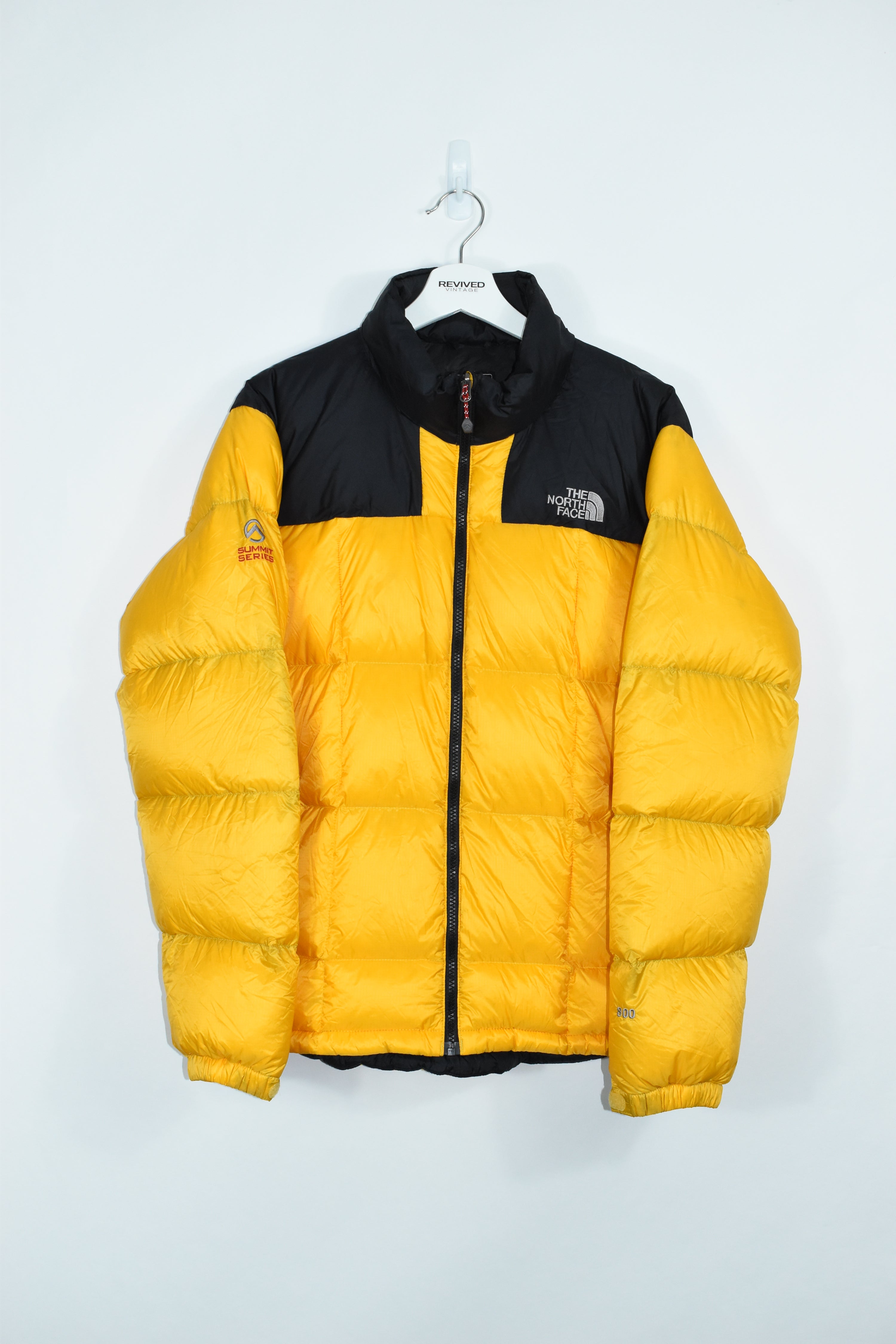 Vintage North Face Yellow Puffer 800 Sumit Series LARGE (Baggy)