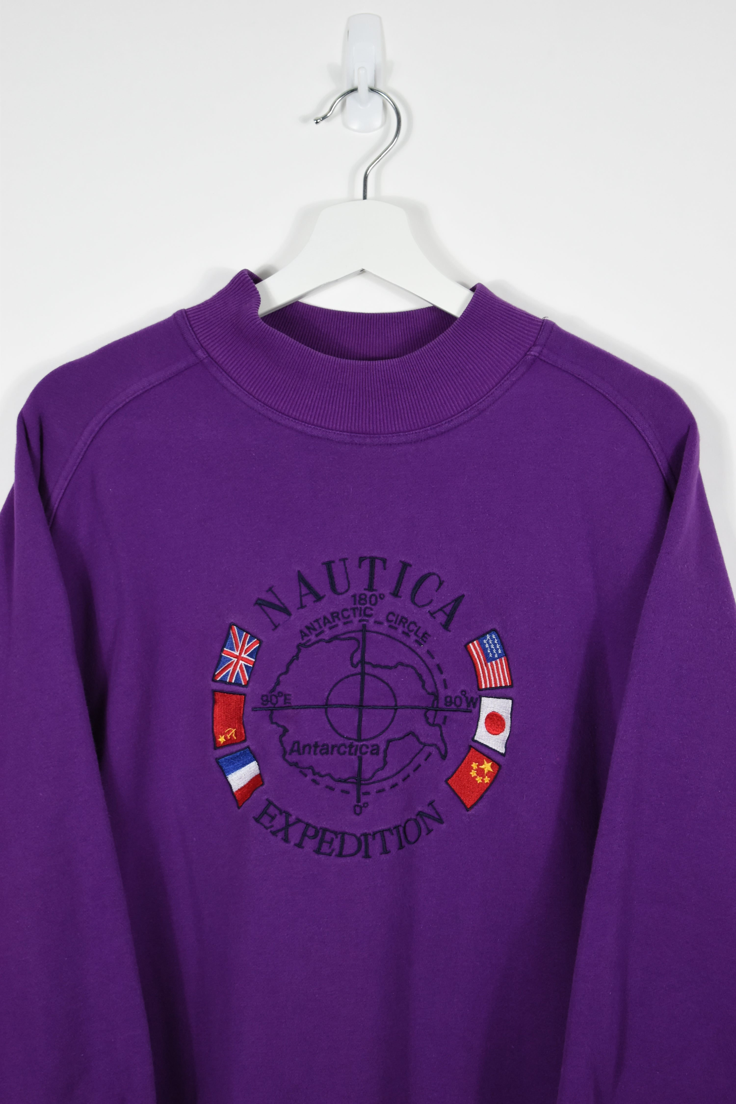 Vintage Nautica Embroidery Sweatshirt Medium / Large