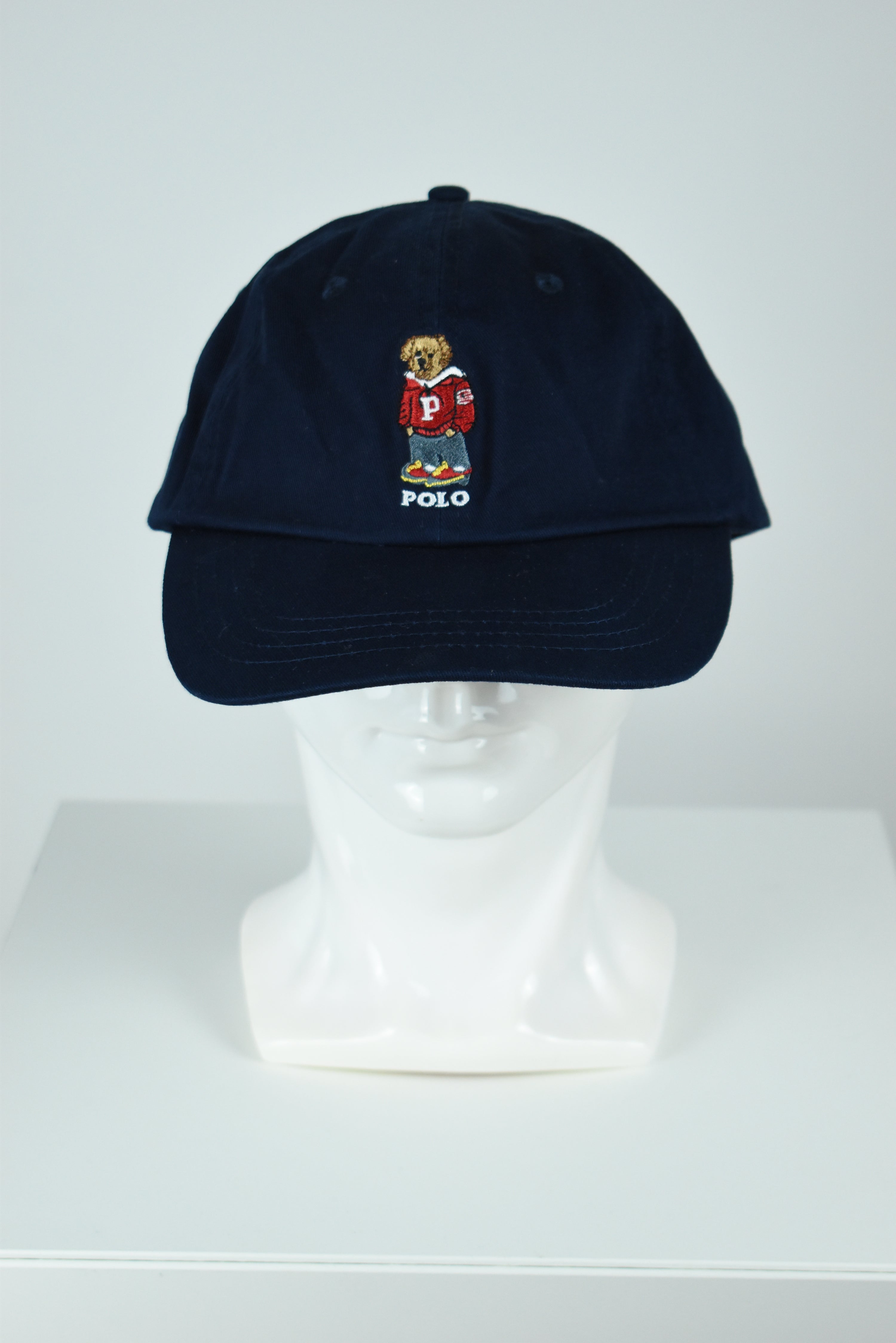 New Ralph Lauren Polo Bear Cap Navy OS
