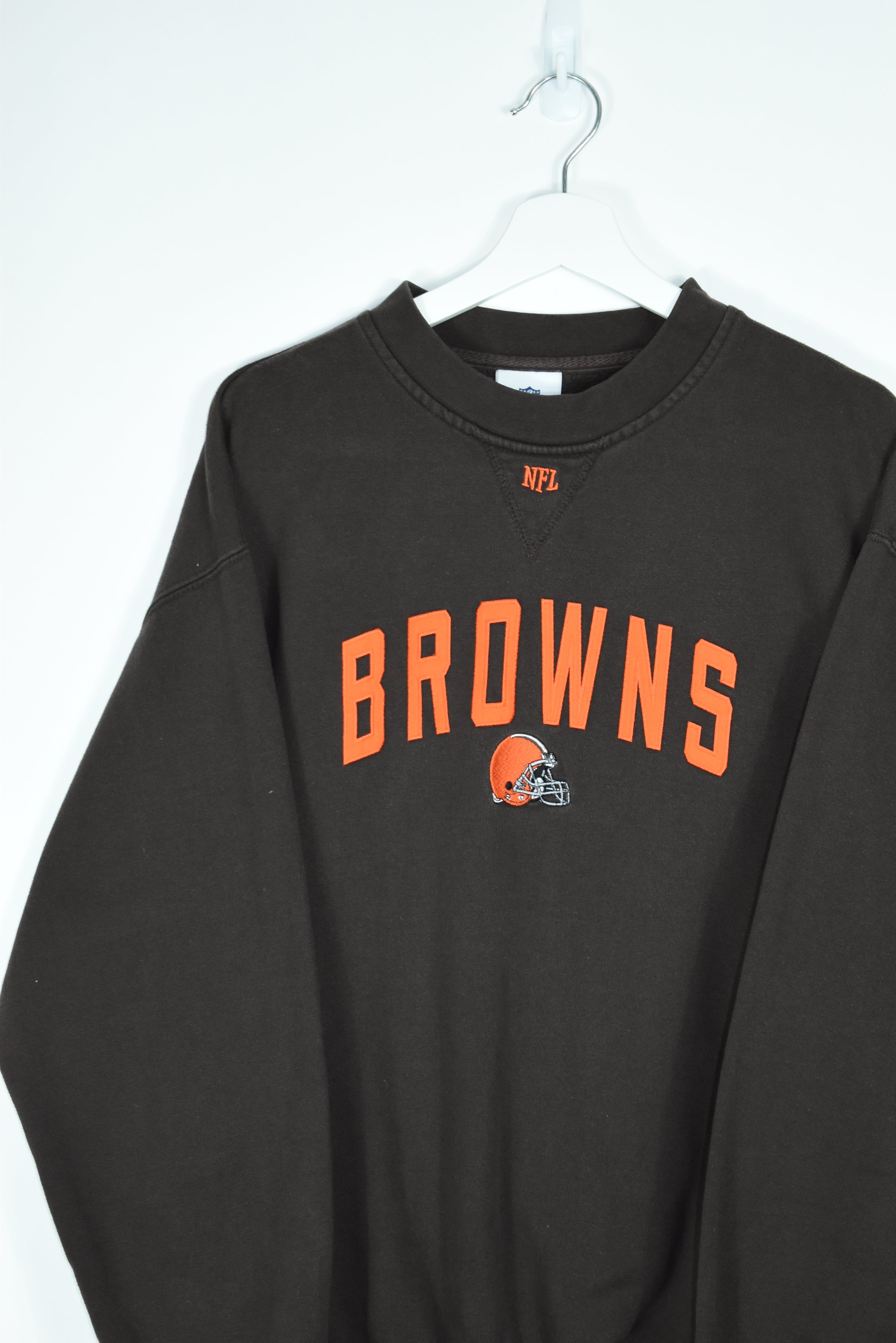Vintage Cleveland Browns Embroidered Sweatshirt Large / Xlarge
