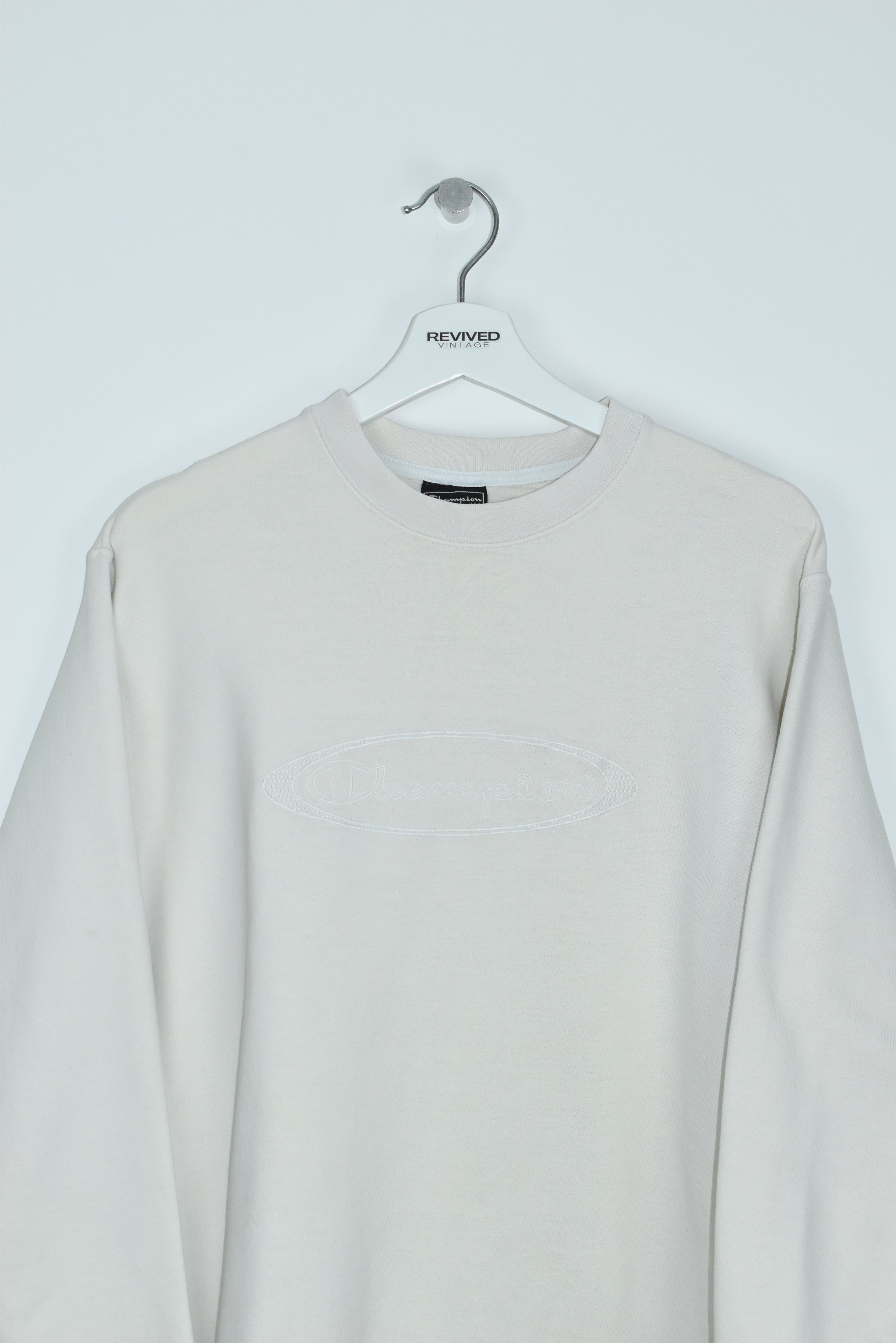 Vintage Champion Embroidery Logo Sweatshirt Medium