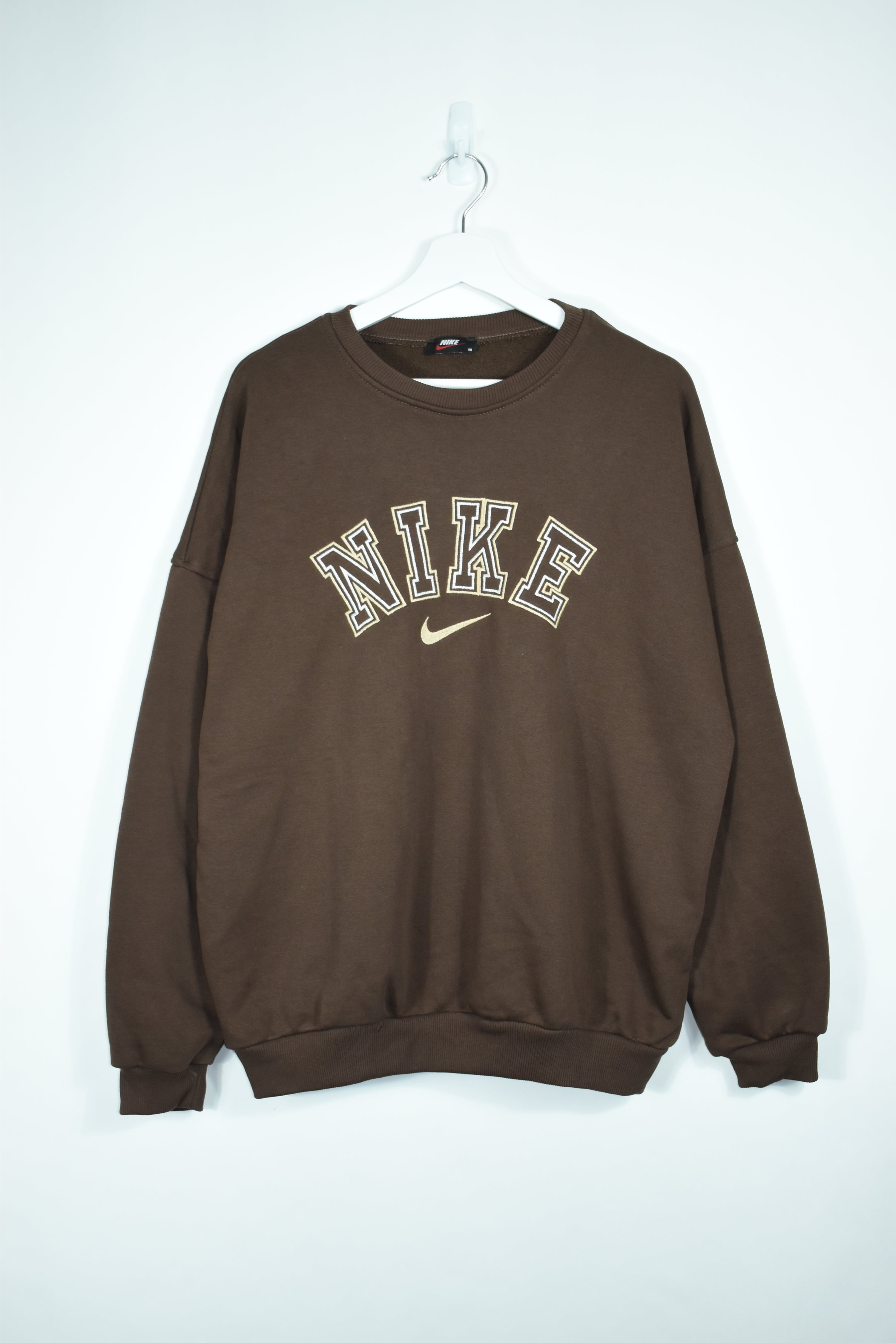 Vintage Nike Brown Bootleg Embroidery Sweatshirt