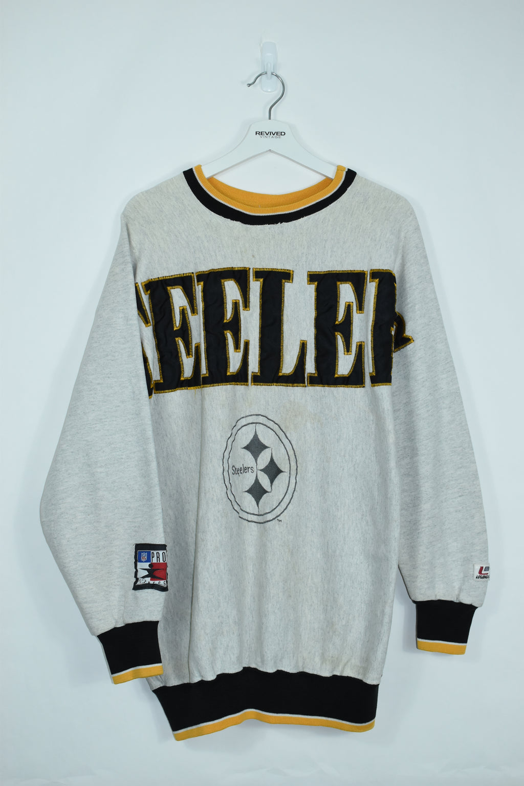 steelers crewneck sweatshirt vintage