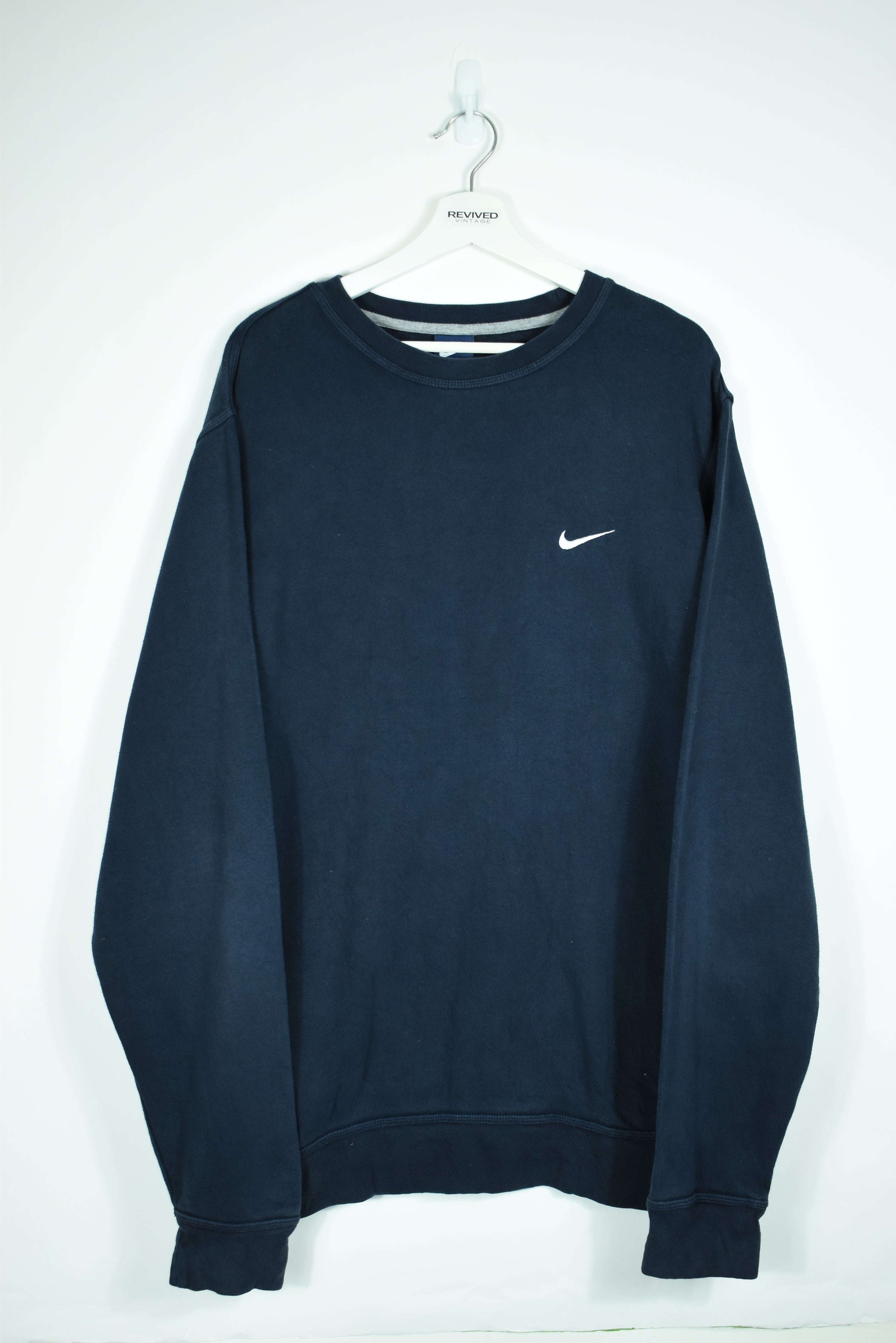 Vintage Nike Small Swoosh Embroidery Sweatshirt XXL