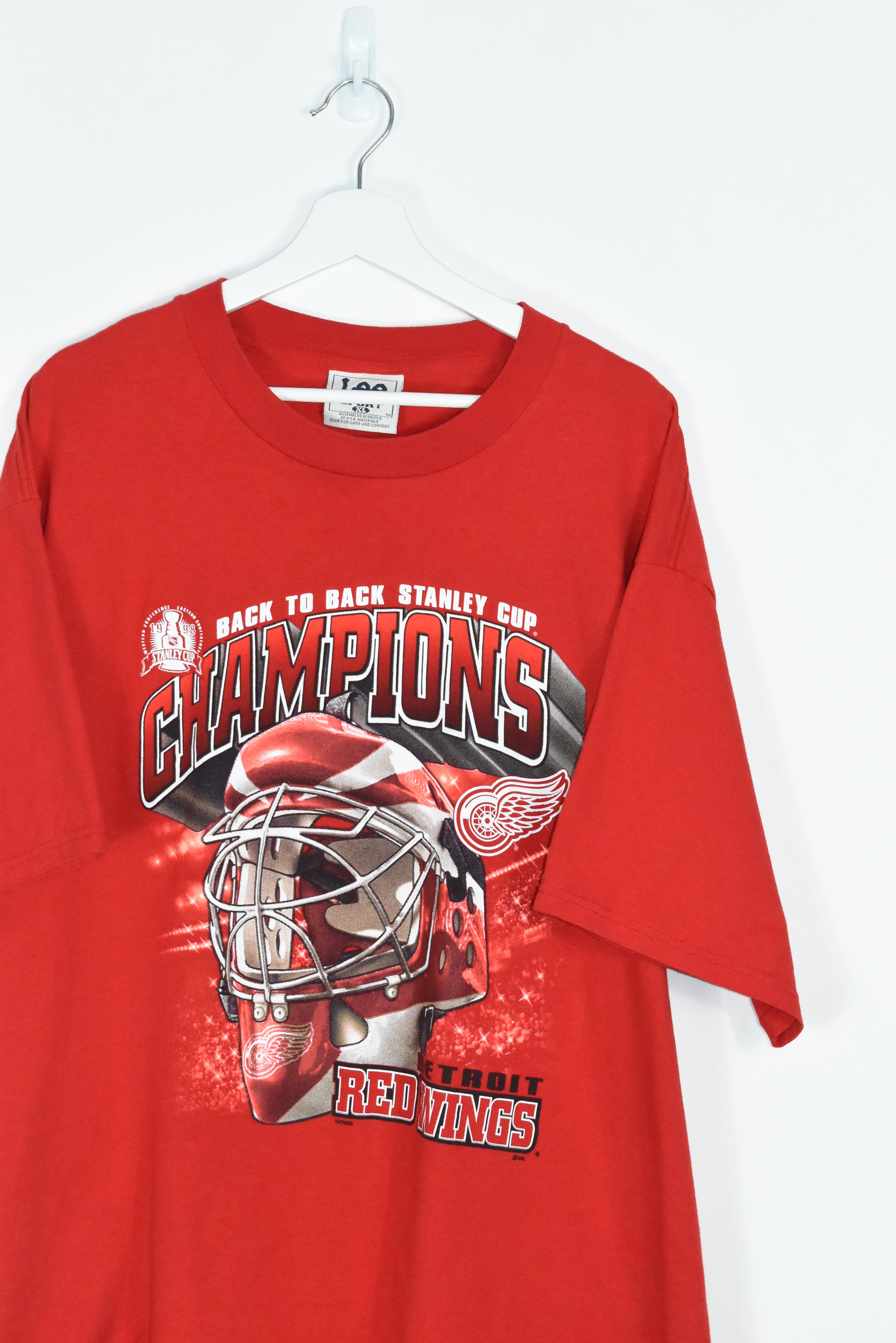 Vintage Detroit Red Wings Champions T Shirt Xlarge