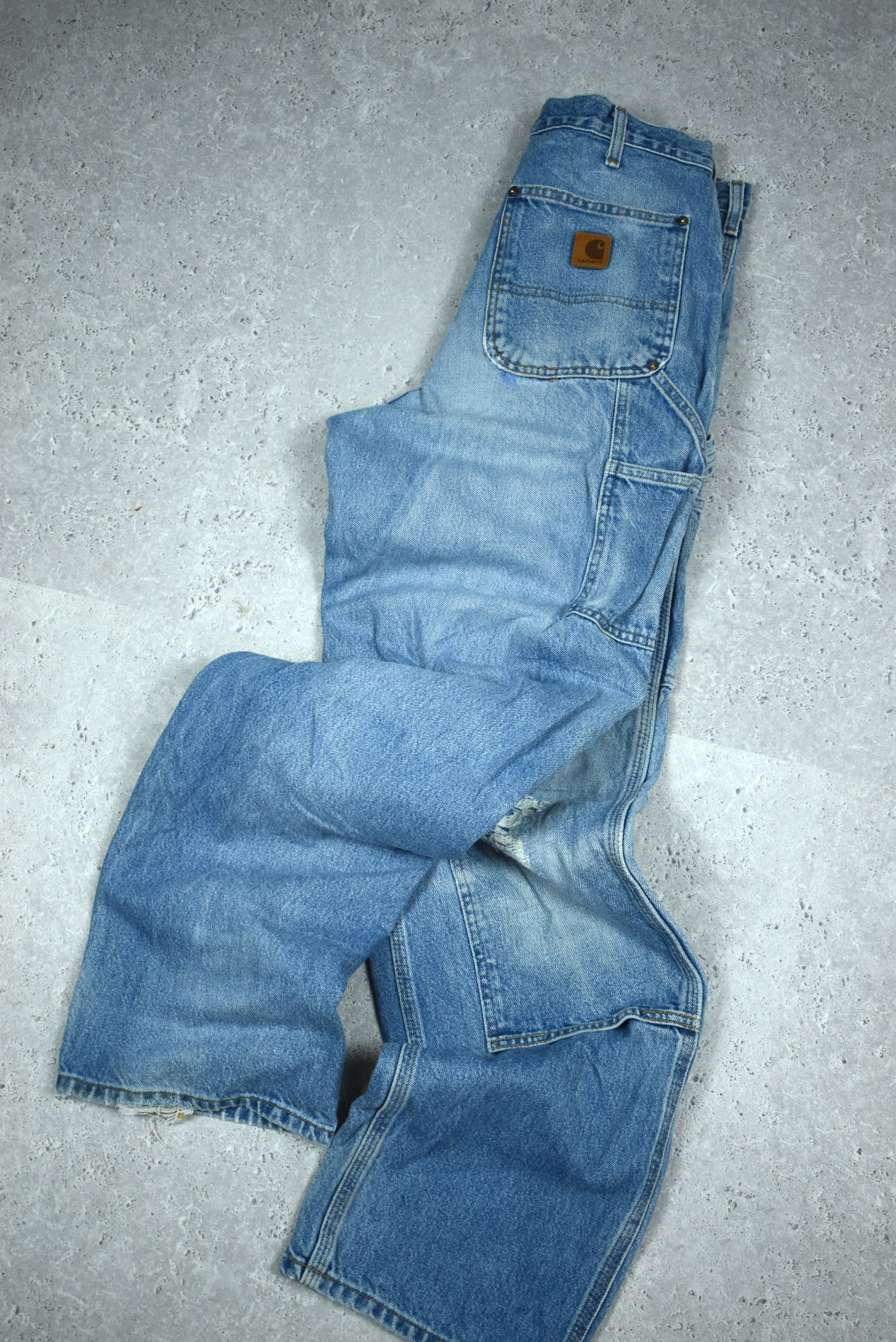 Vintage Carhartt Double Knee Dungarees 32x34