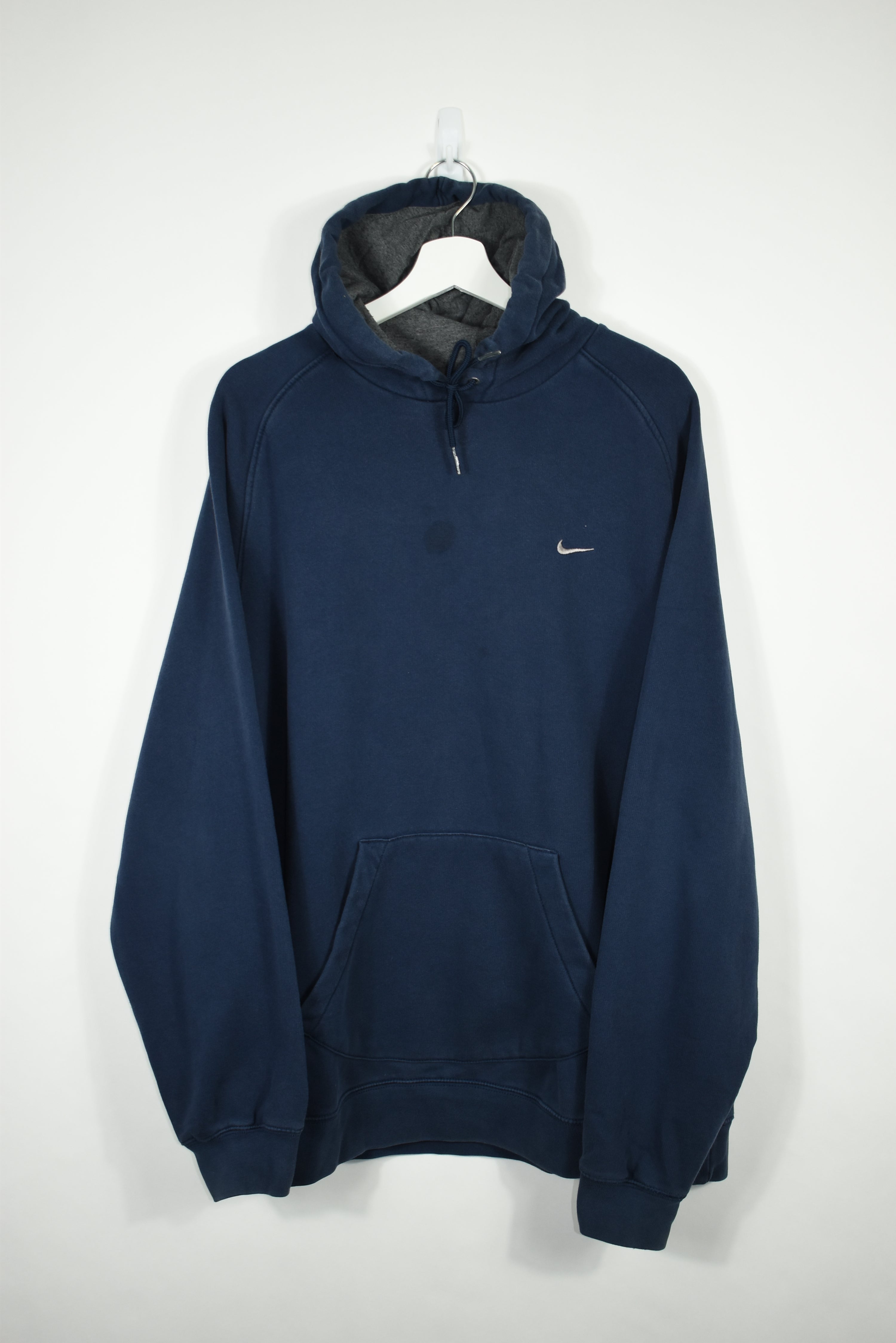Vintage Nike Small Swoosh Hoodie LARGE (Baggy)