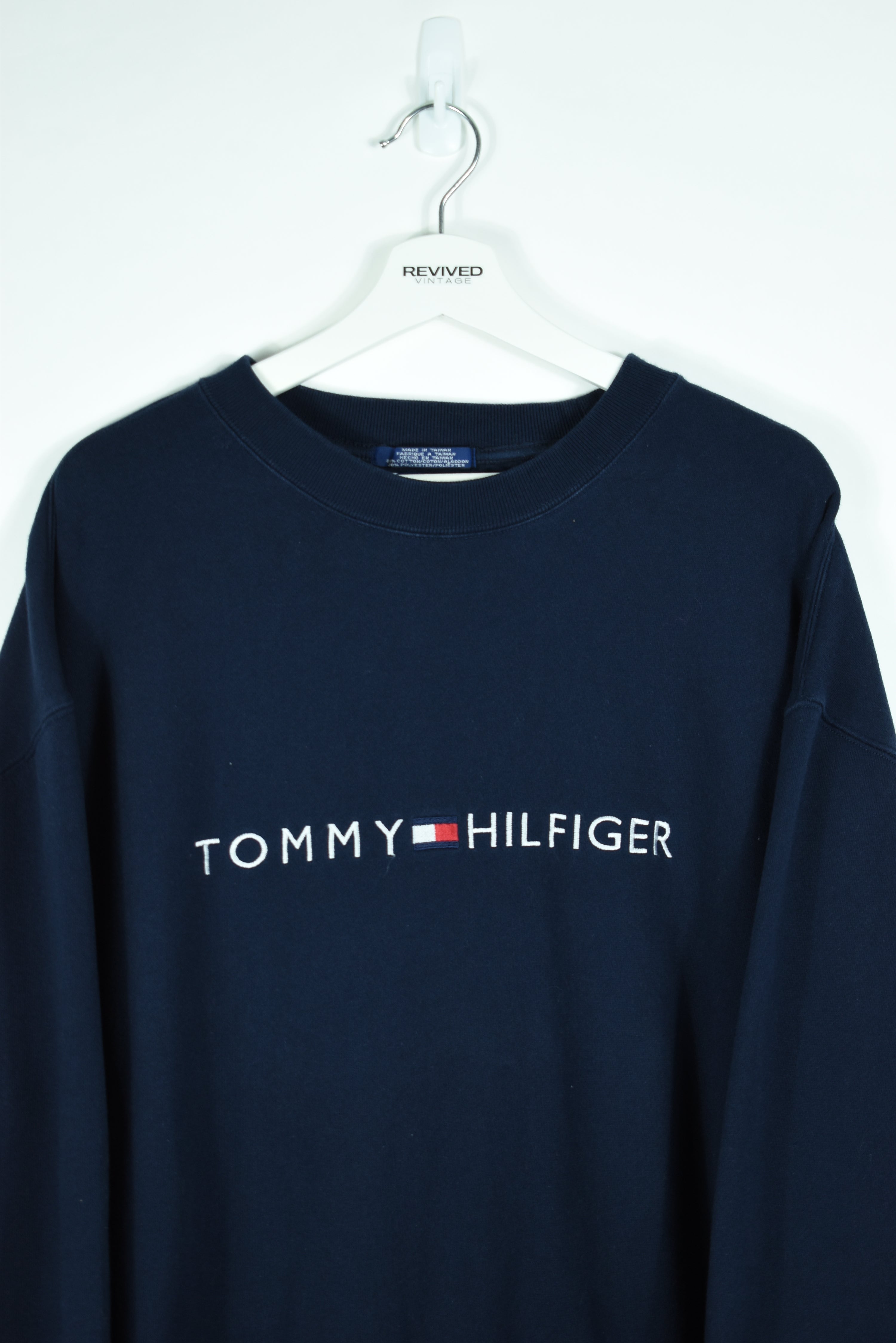 Vintage Tommy Hilfiger Embroidery Sweatshirt XXL