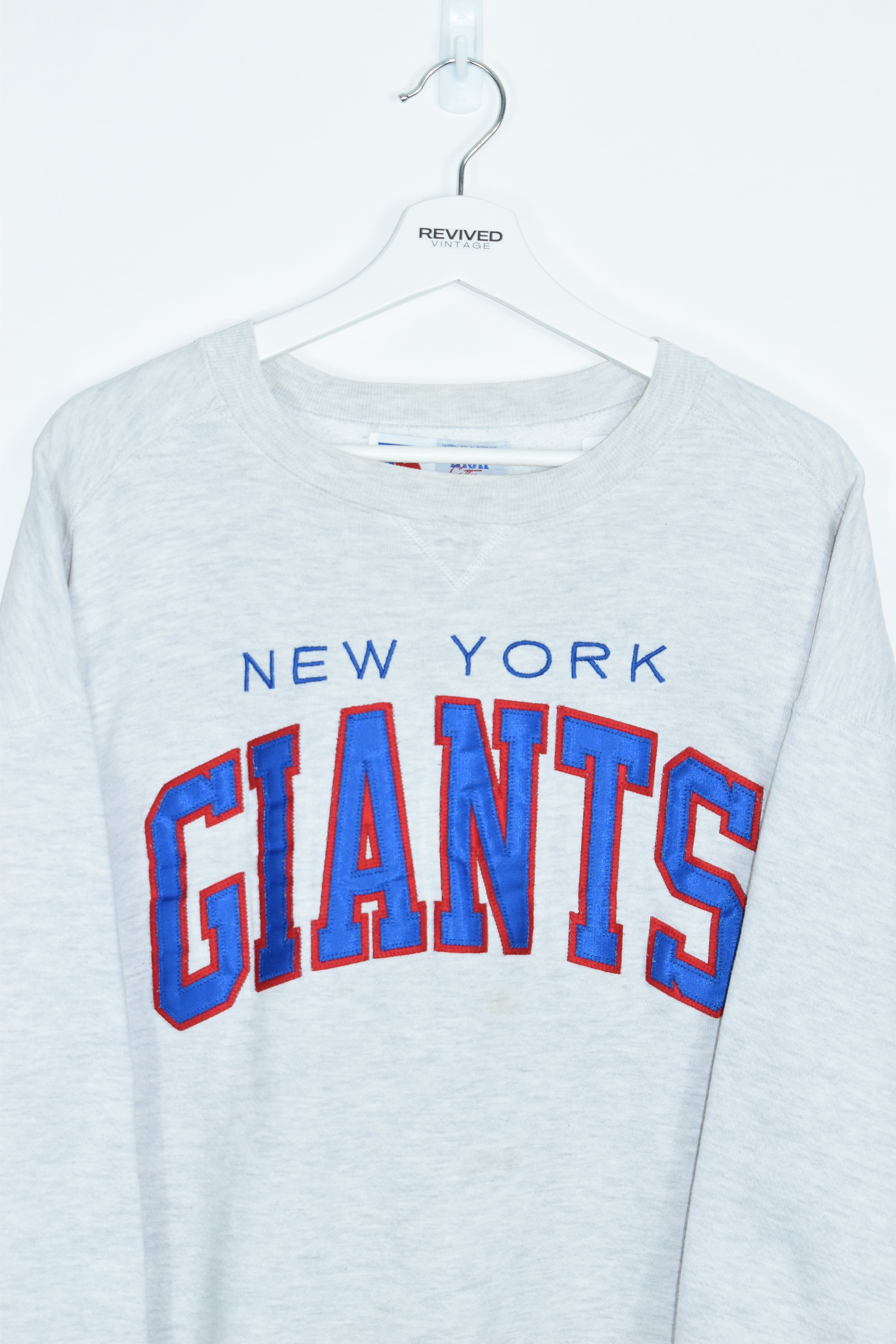 Vintage New York Giants Embroidery Sweatshirt Xlarge