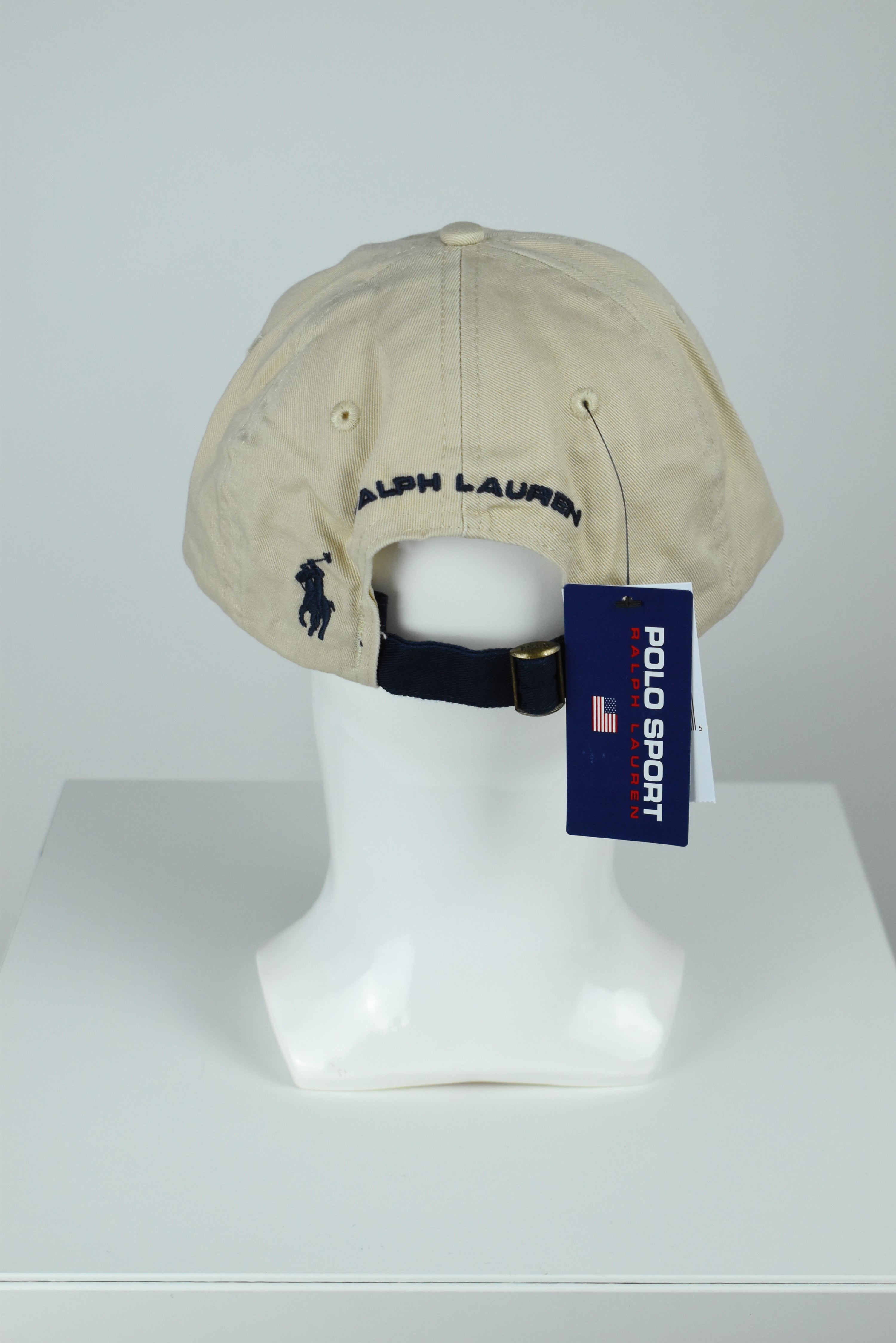 New Ralph Lauren Polo Sport  Cap Beige/Navy OS