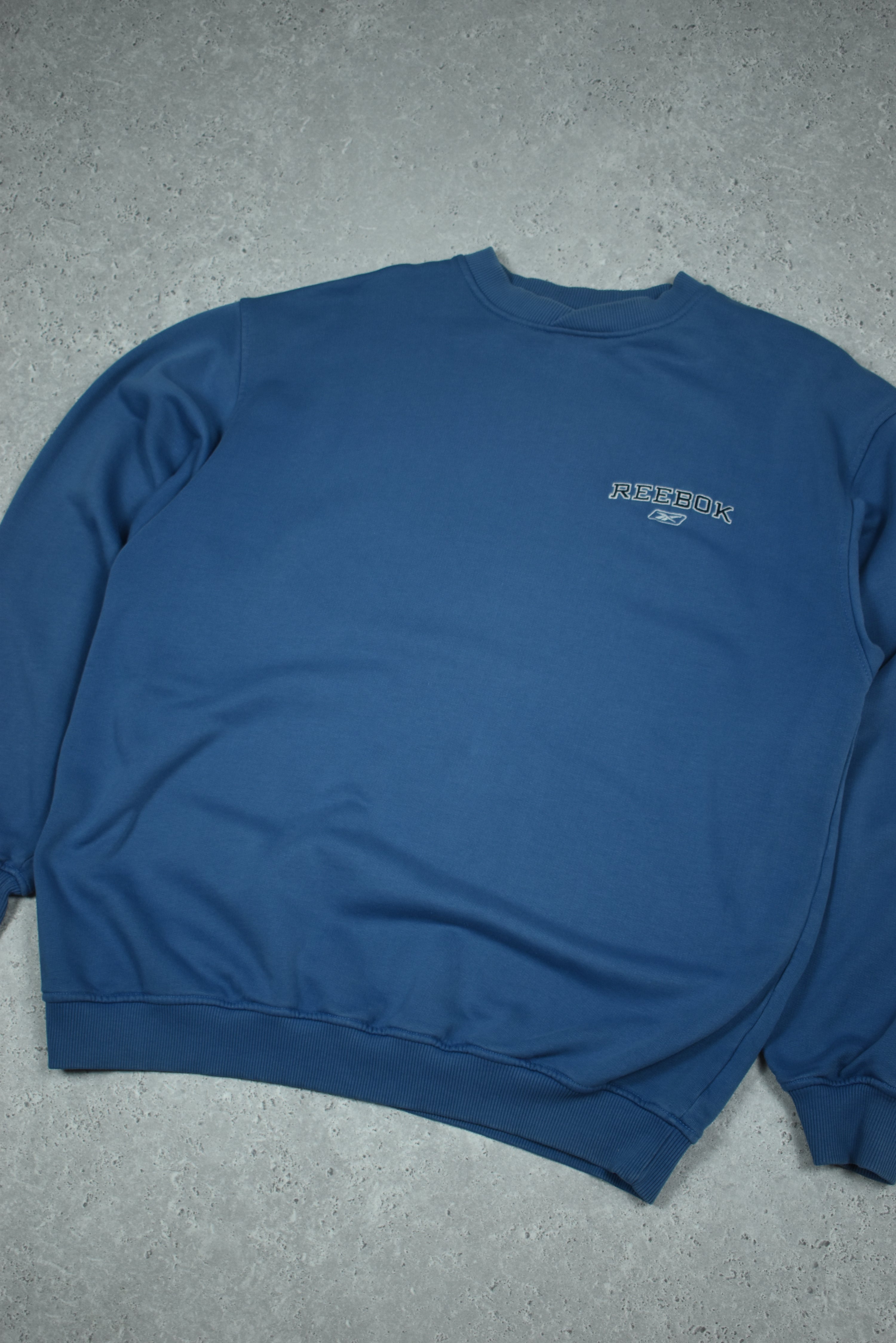 Vintage Reebok Embridery Logo Sweatshirt Large