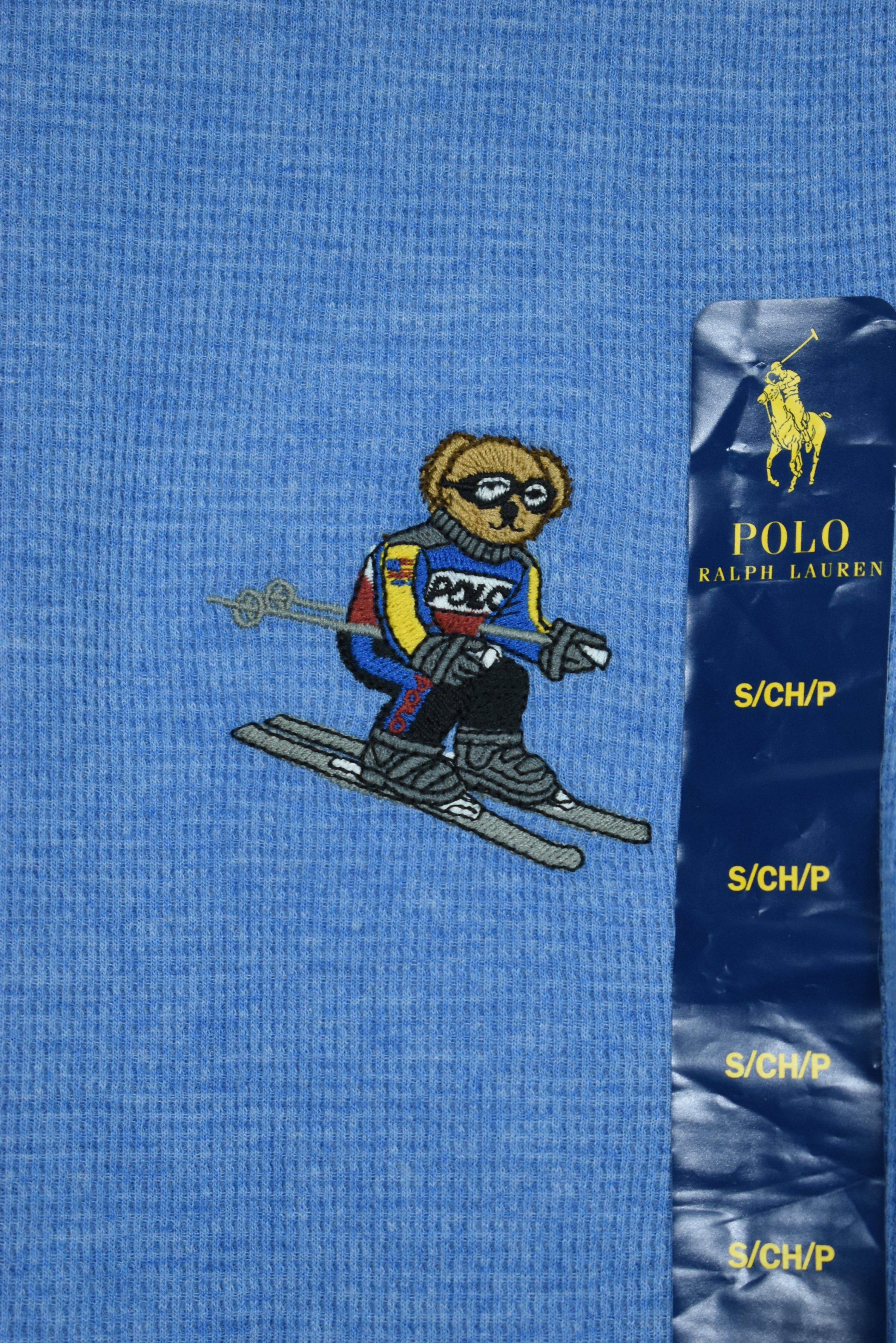 New Ralph Lauren Polo Bear Embroidery Long Sleeve Small