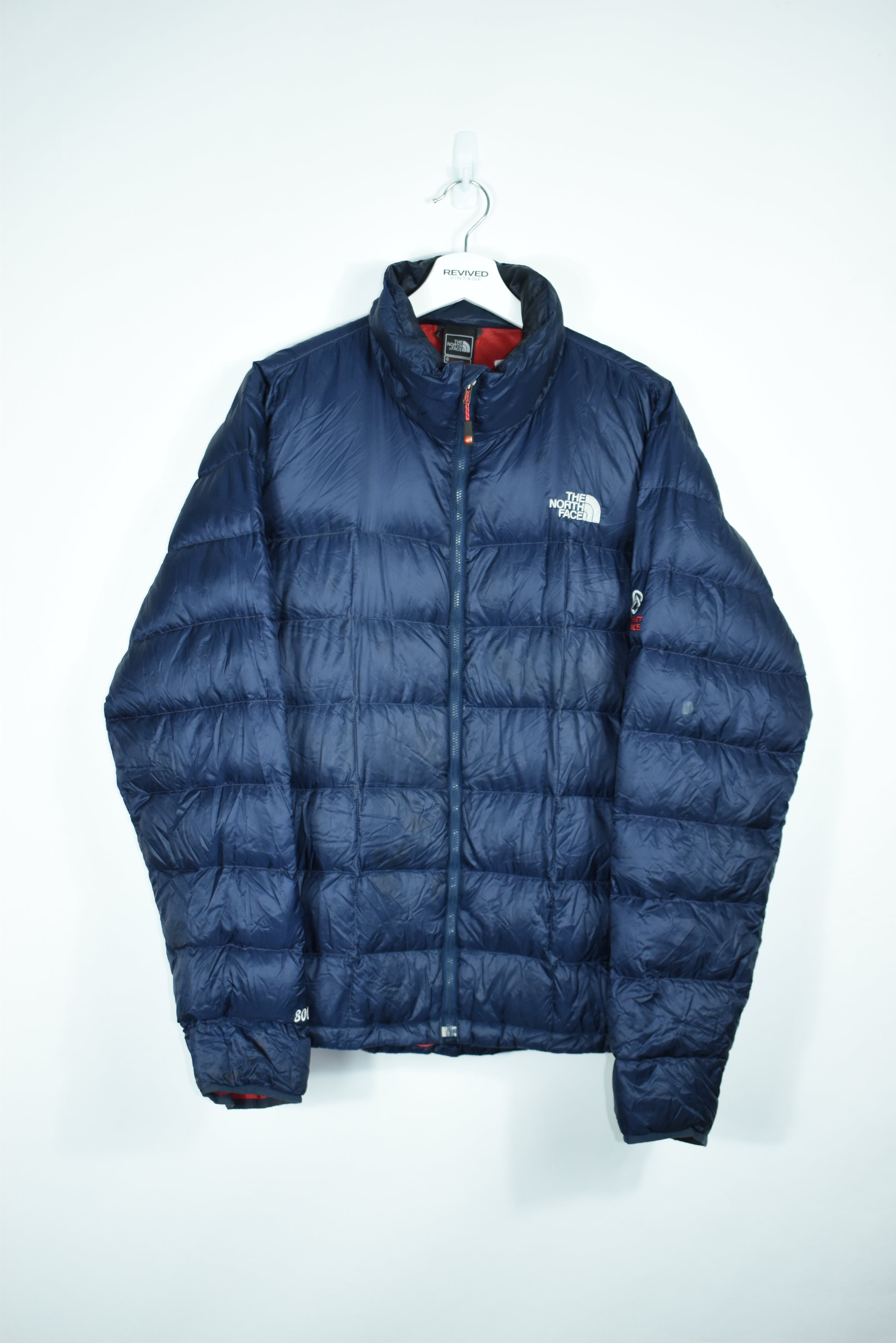 Vintage North Face Navy Puffer 800 Sumit Series LARGE /XL
