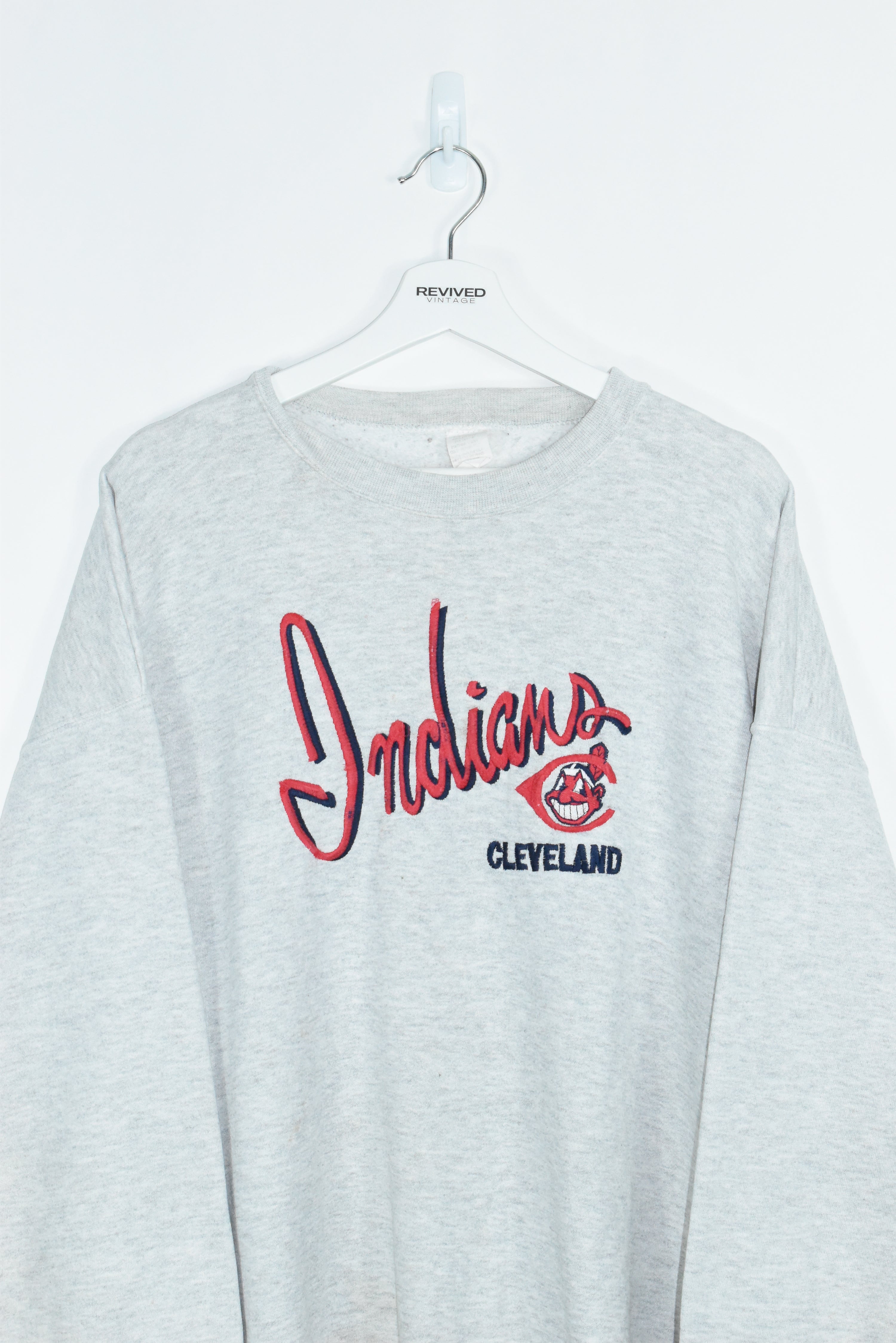Vintage Cleveland Indians Embroidery Sweatshirt XXL
