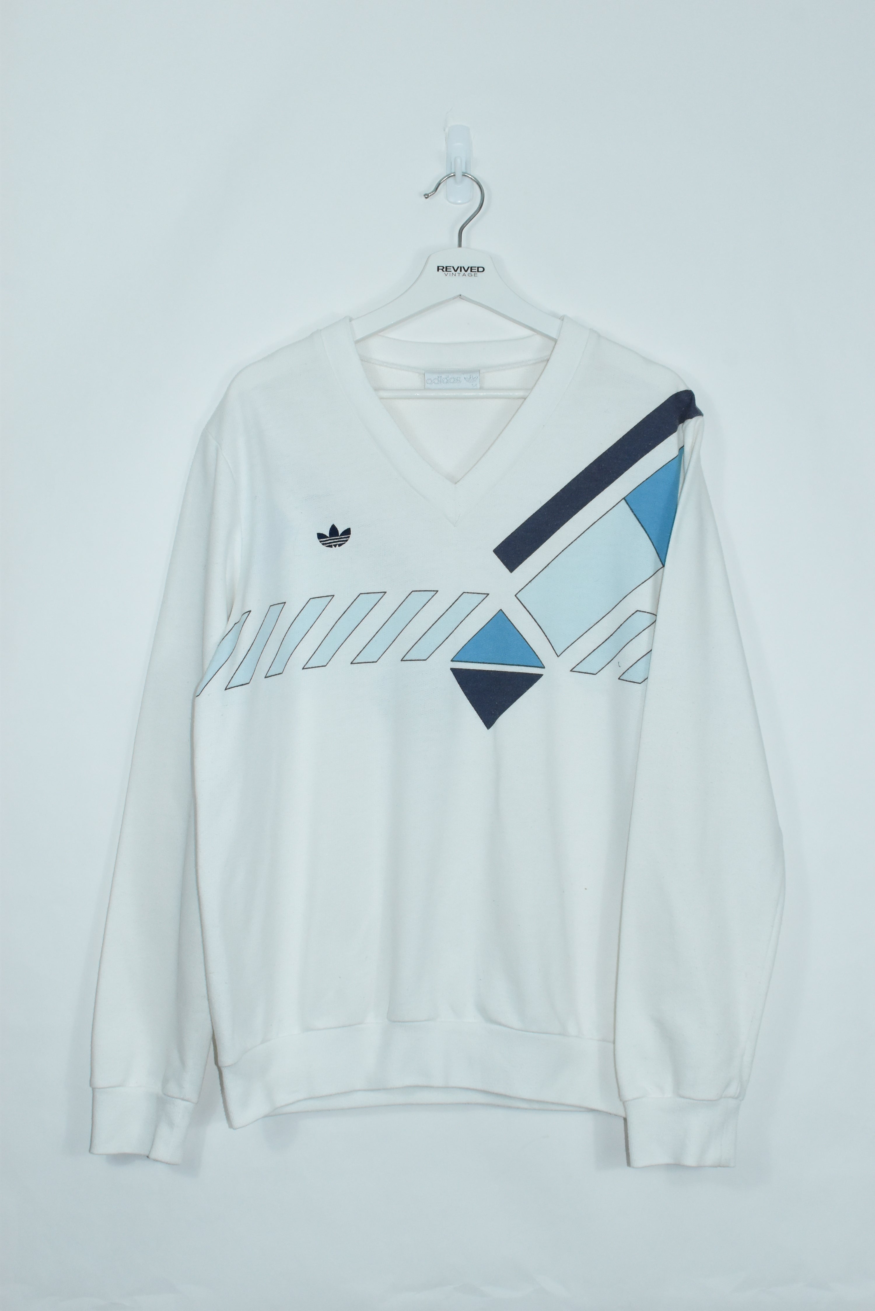 Vintage Adidas 90S Embroidery Sweatshirt Large