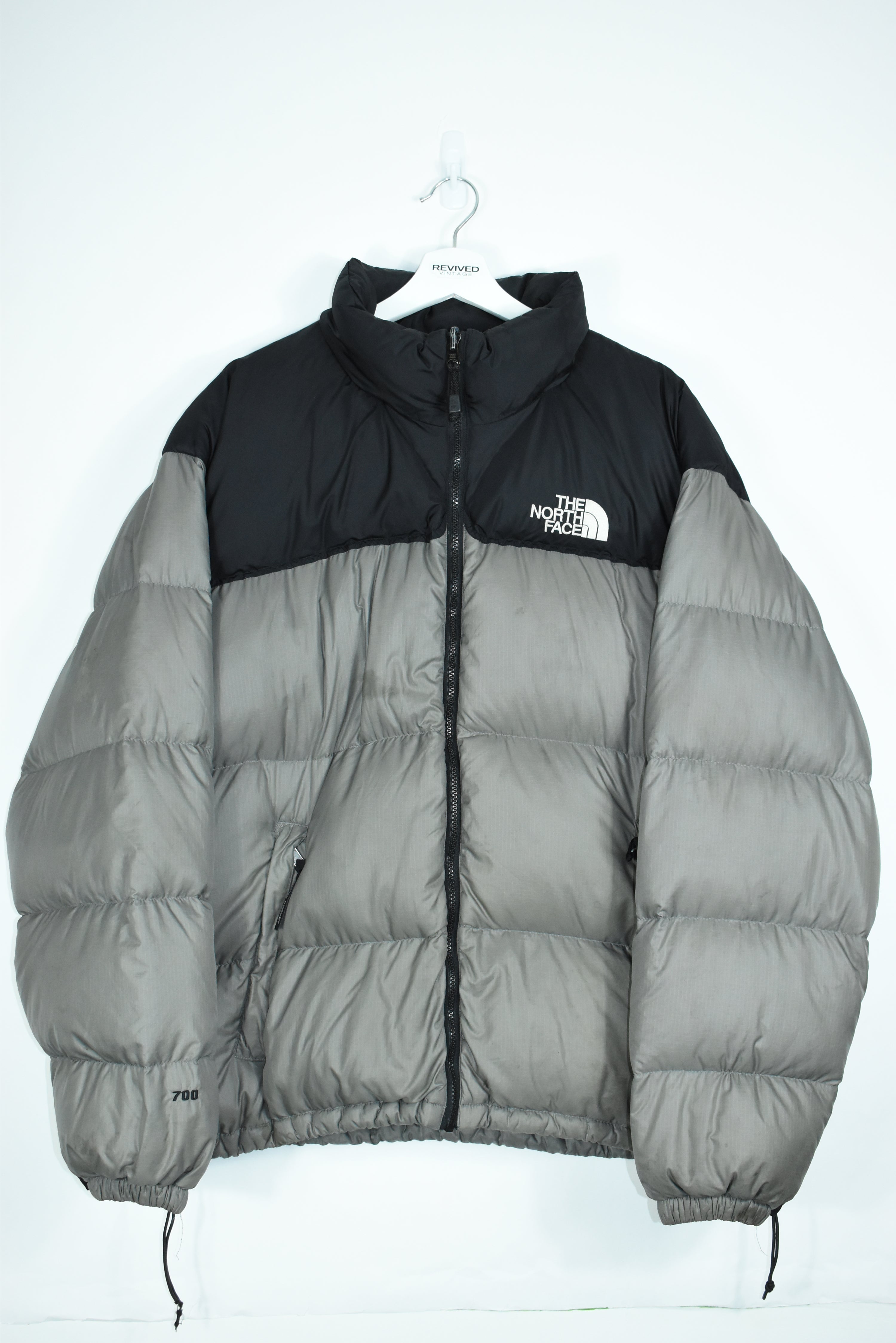 Vintage North Face Puffer 700 Grey Mens XXL