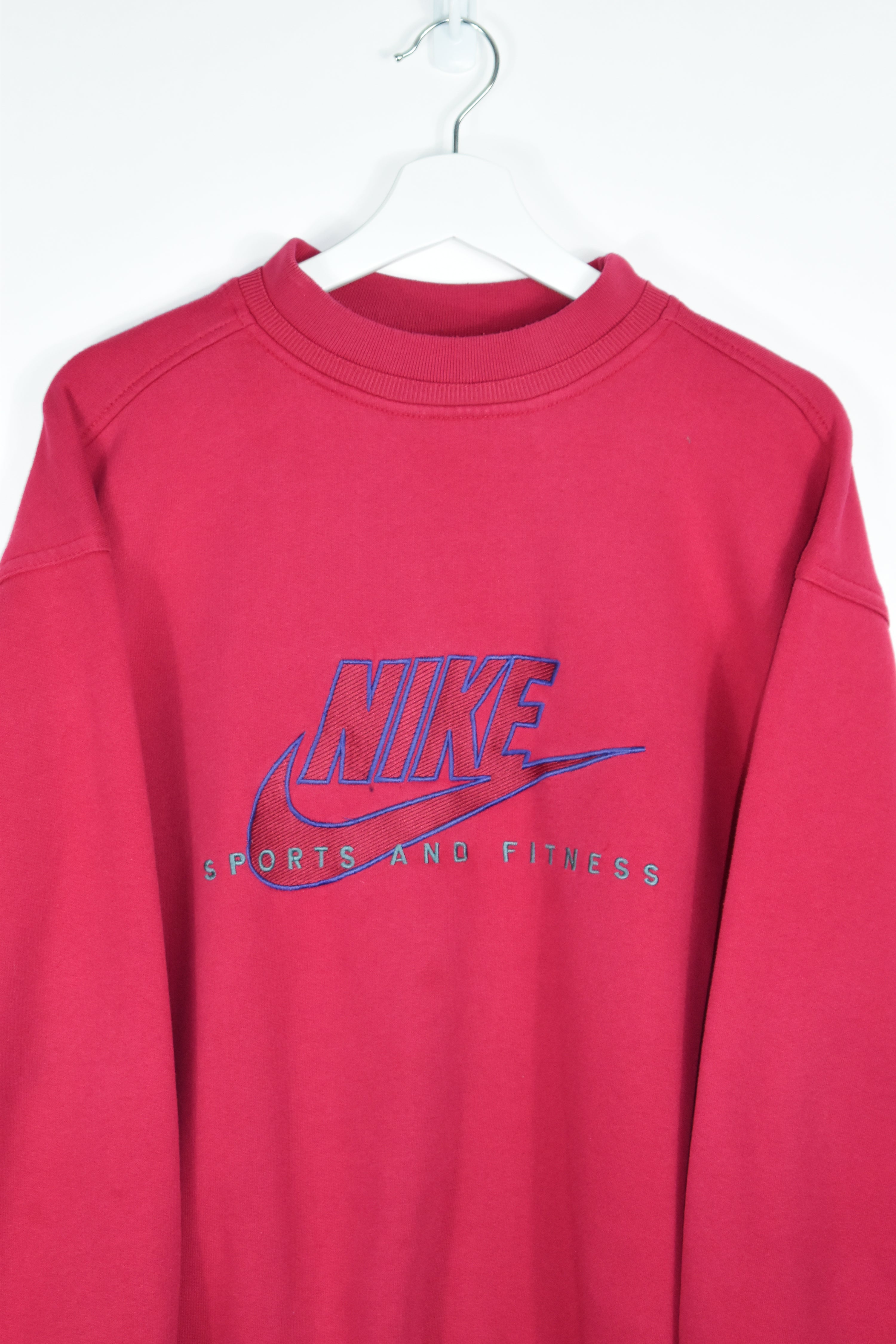 Vintage Nike Retro Embroidery Sweatshirt MEDIUM /L