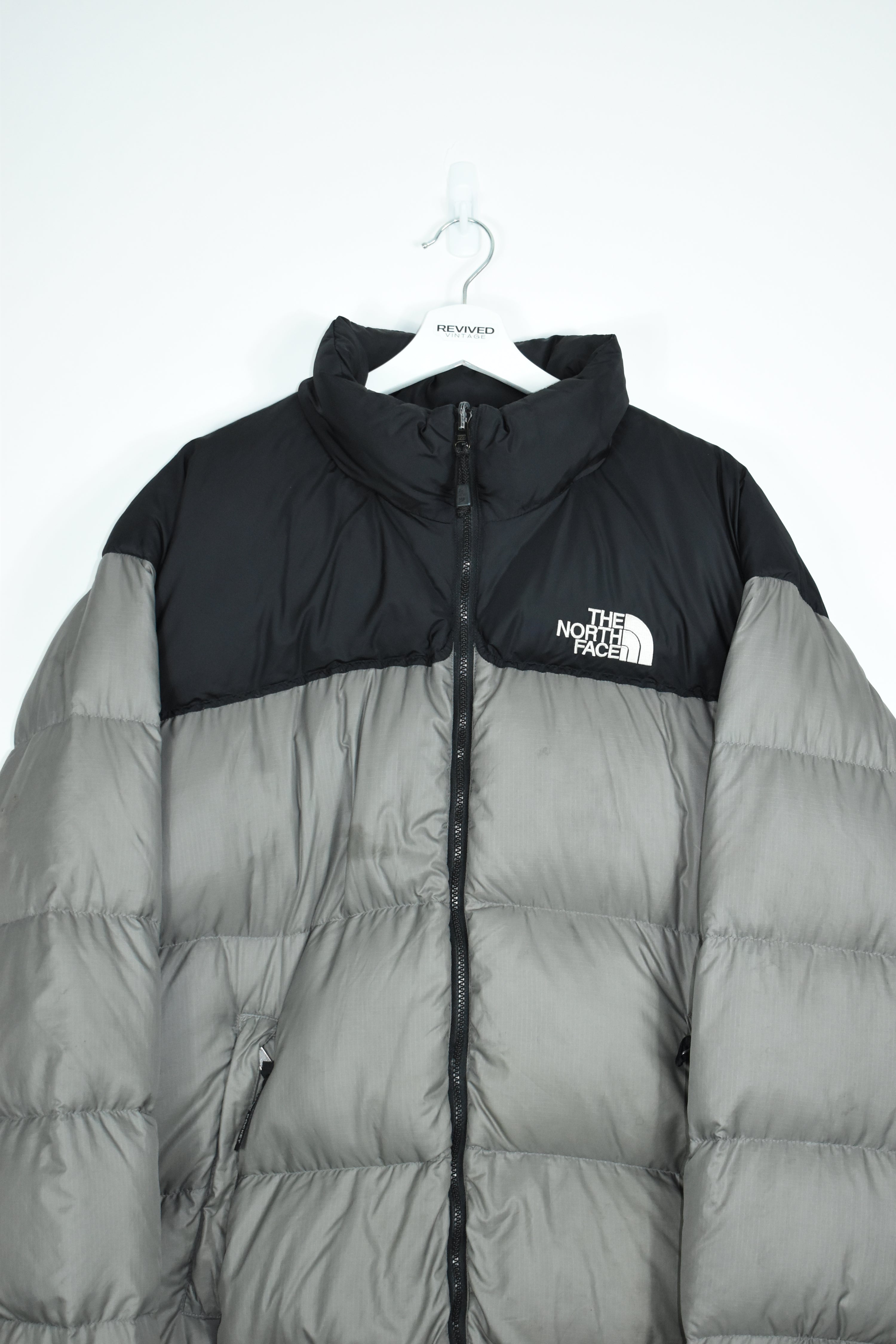 Vintage North Face Puffer 700 Grey Mens XXL