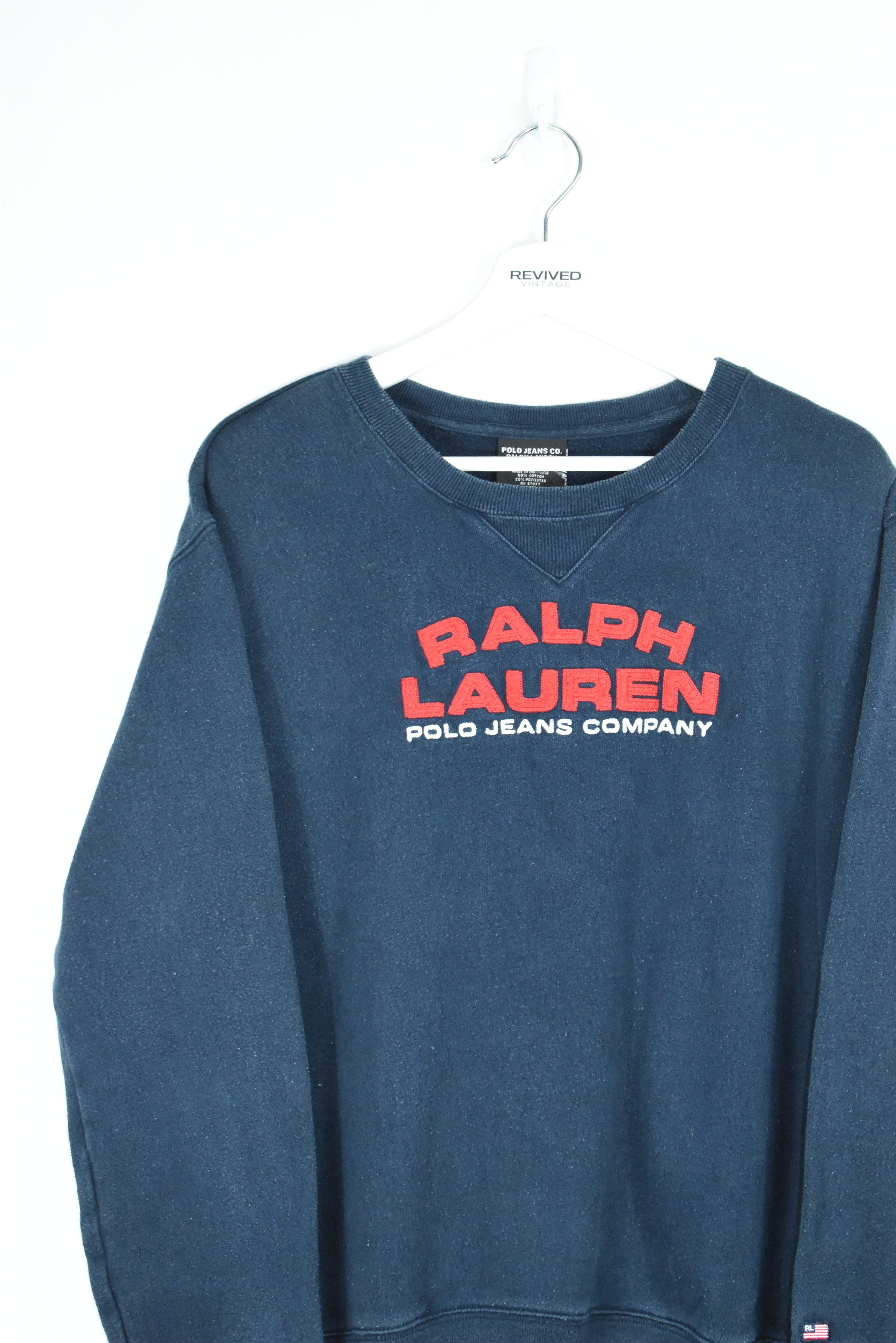 Vintage Ralph Lauren Embroidery Sweatshirt SMALL
