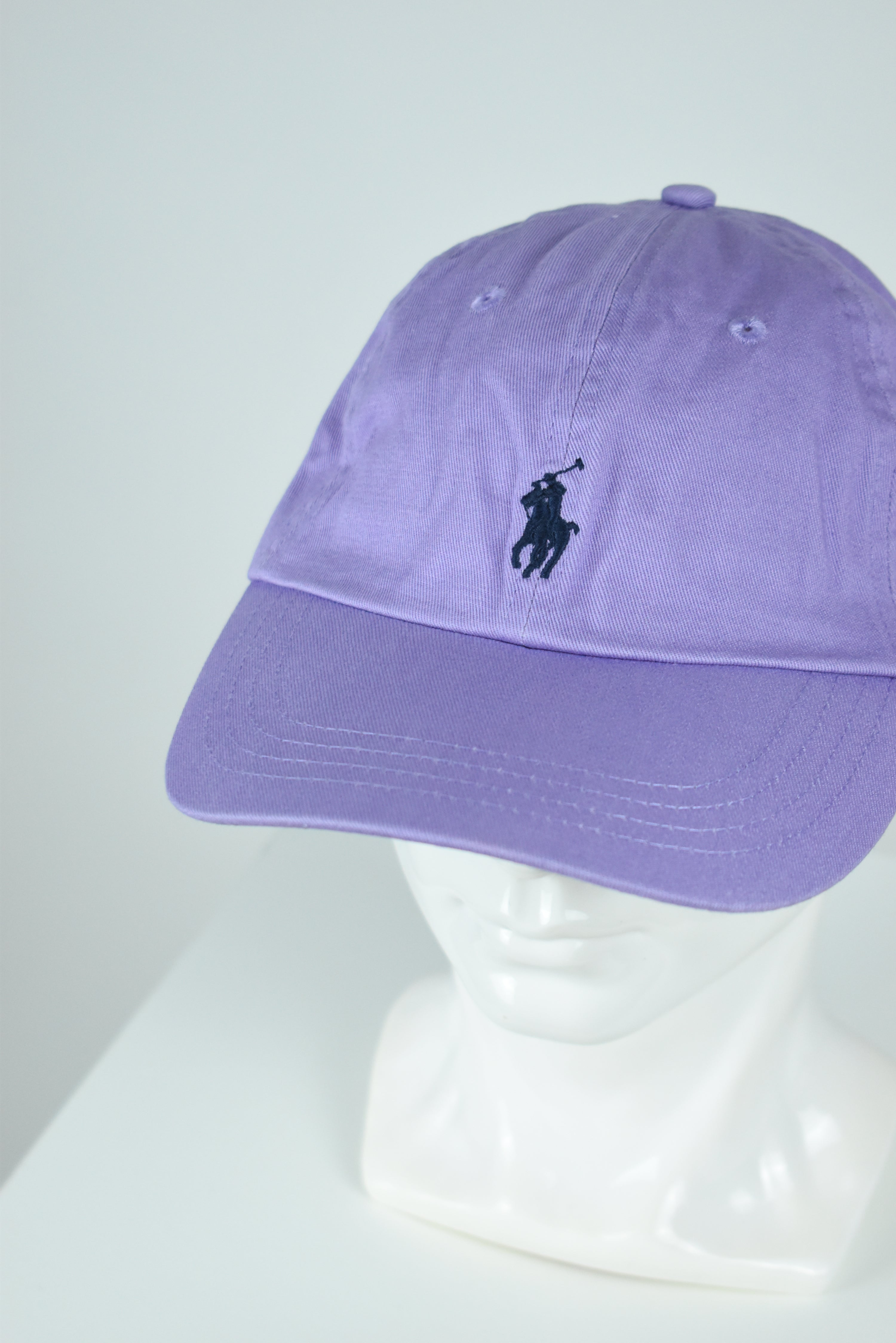 New Ralph Lauren Embroidery Logo Cap Purple OS