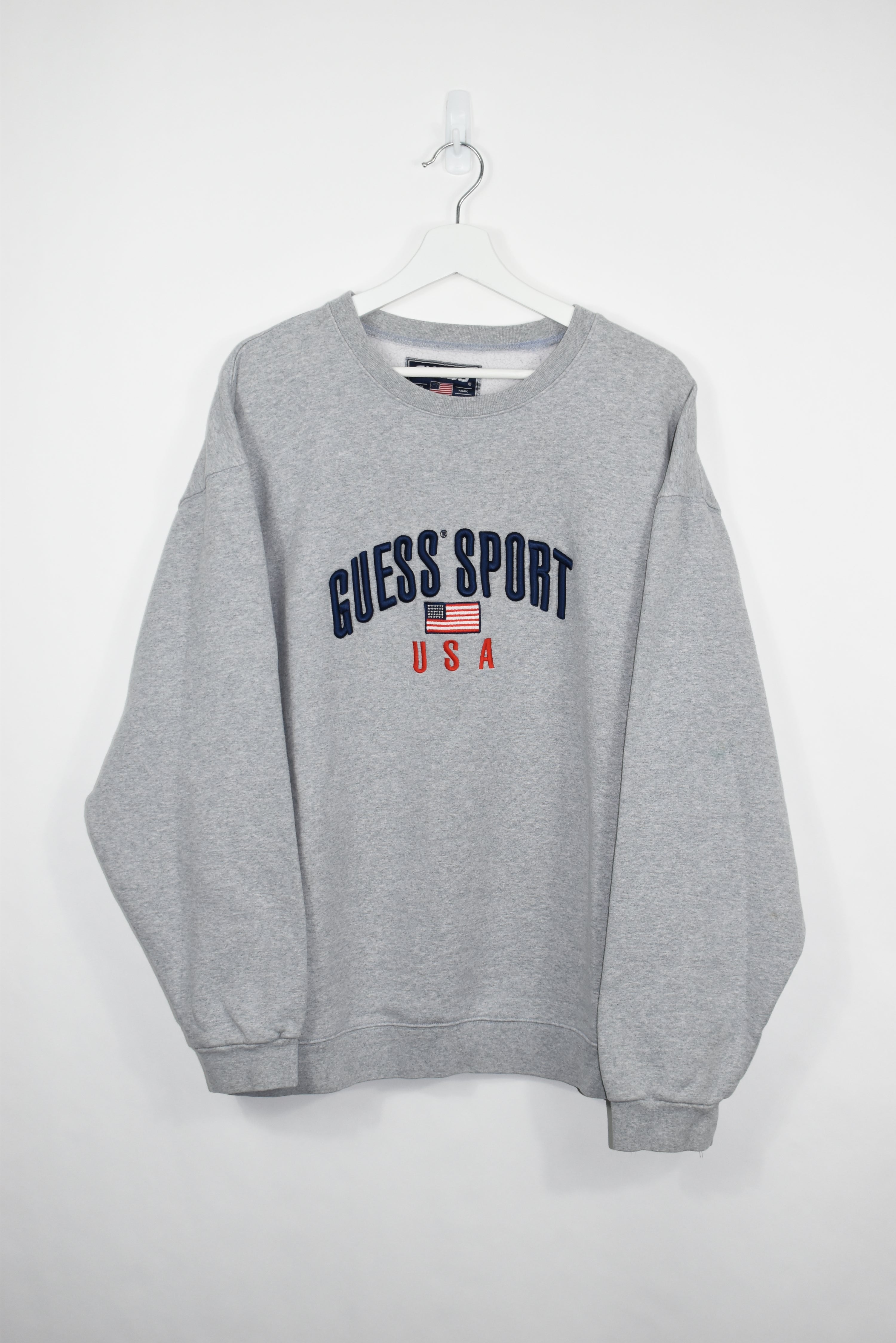 Vintage Guess Sport Embroidery Sweatshirt Xlarge