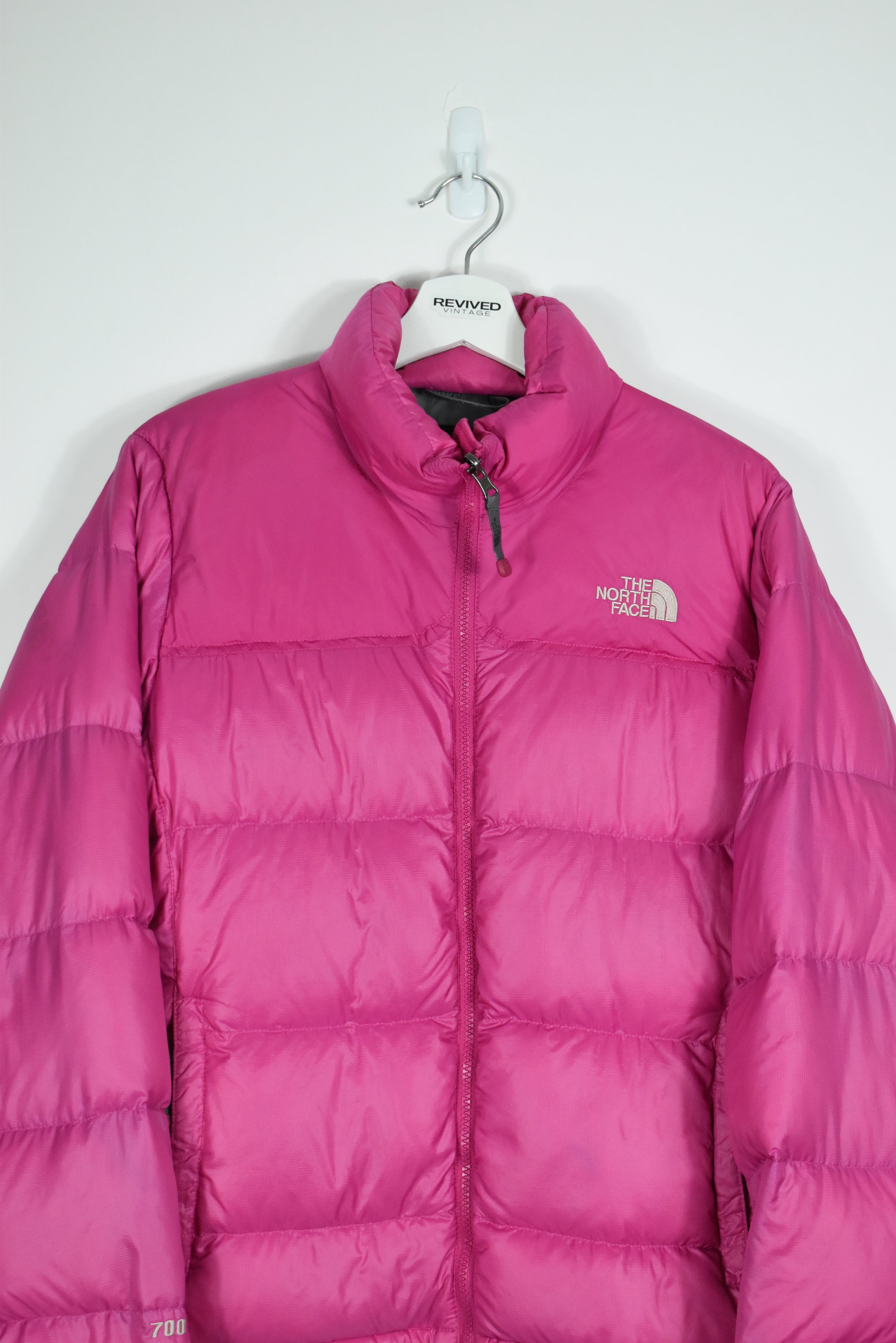 Vintage North Face Puffer 700 Pink Womens M/ LARGE