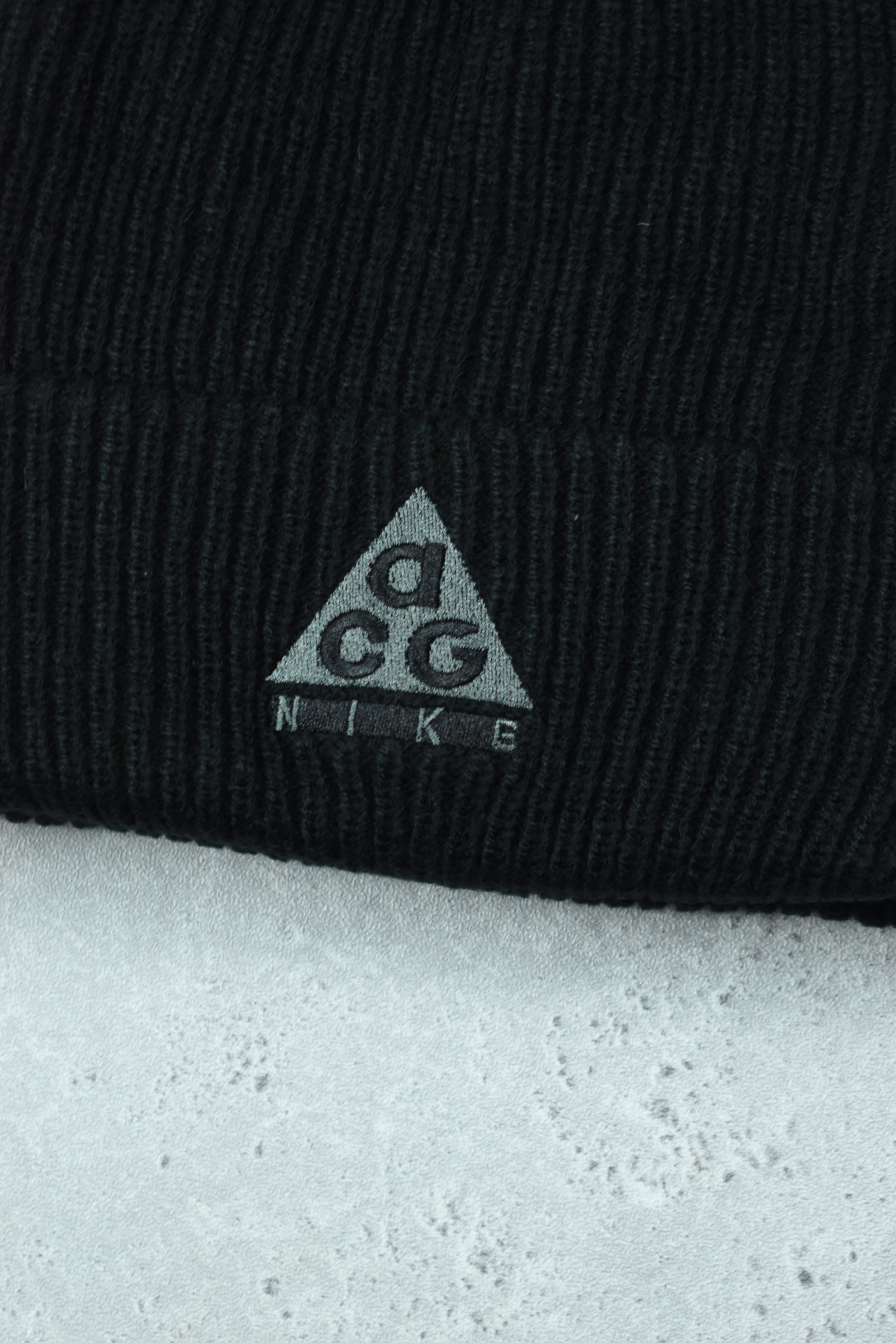 New Nike ACG Embroidery Beanie Black OS