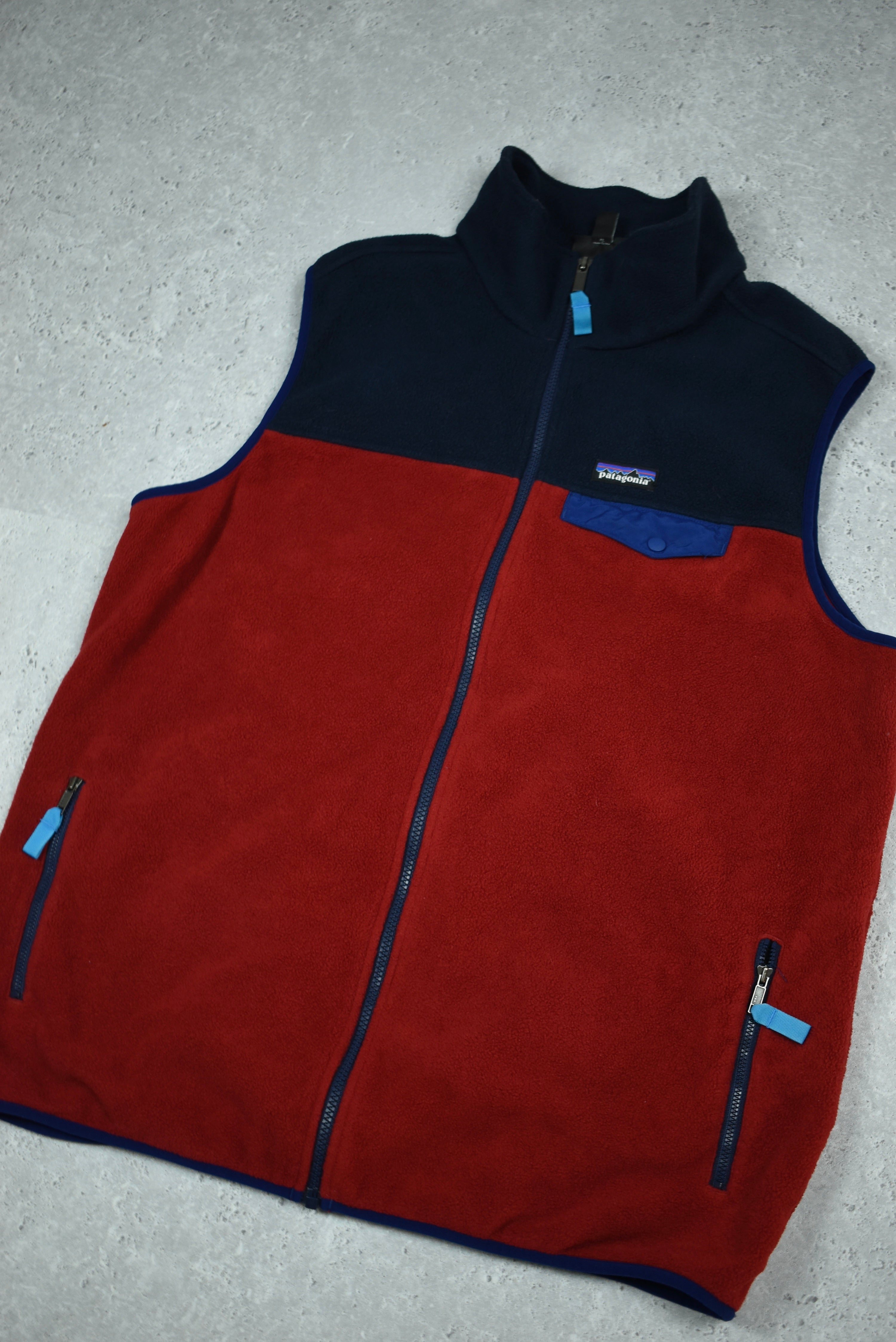 Vintage Patagonia Fleece Vest Two Tone XXL